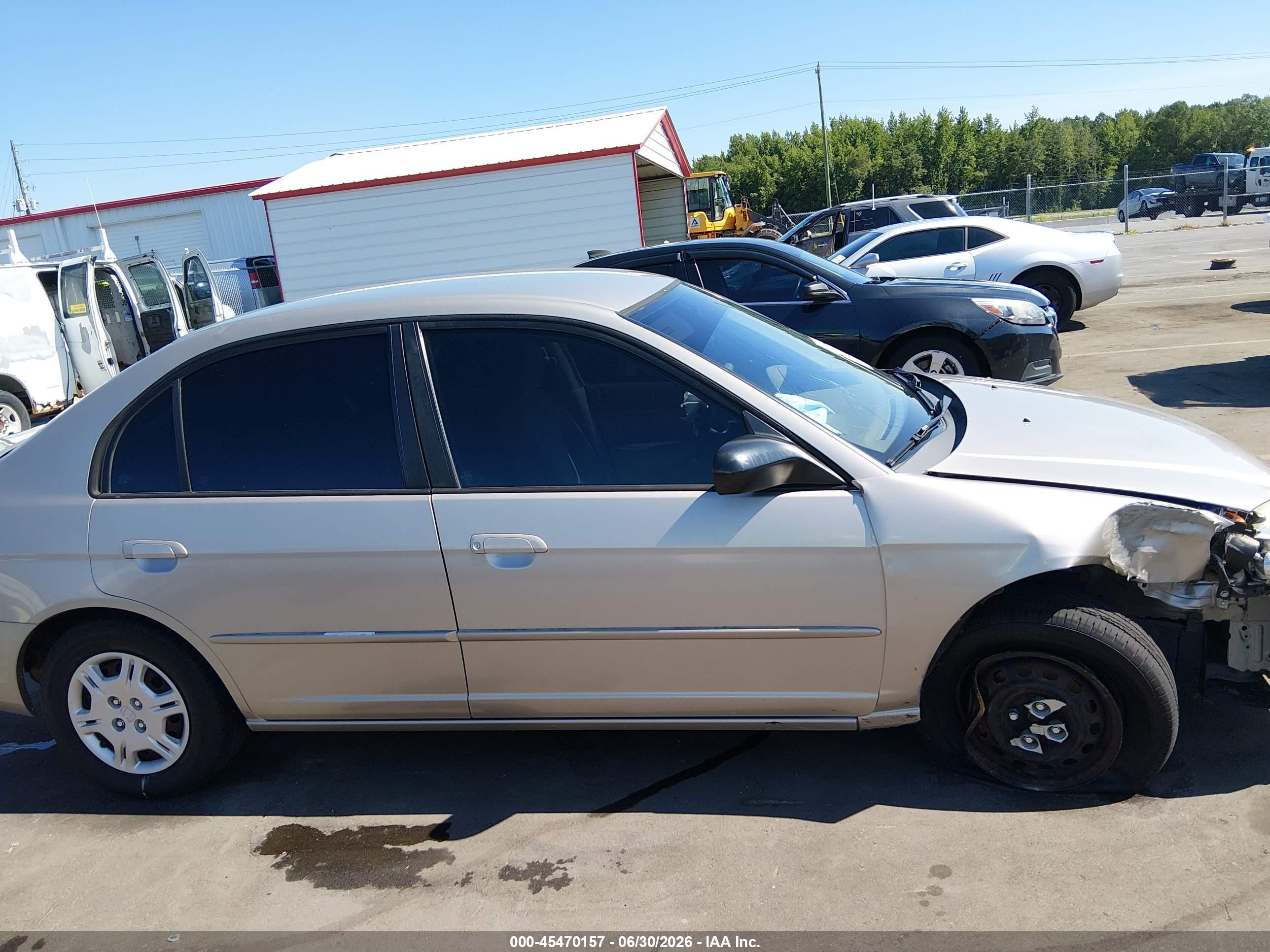 2002 Honda Civic Lx Tan vin: 2HGES16532H522906