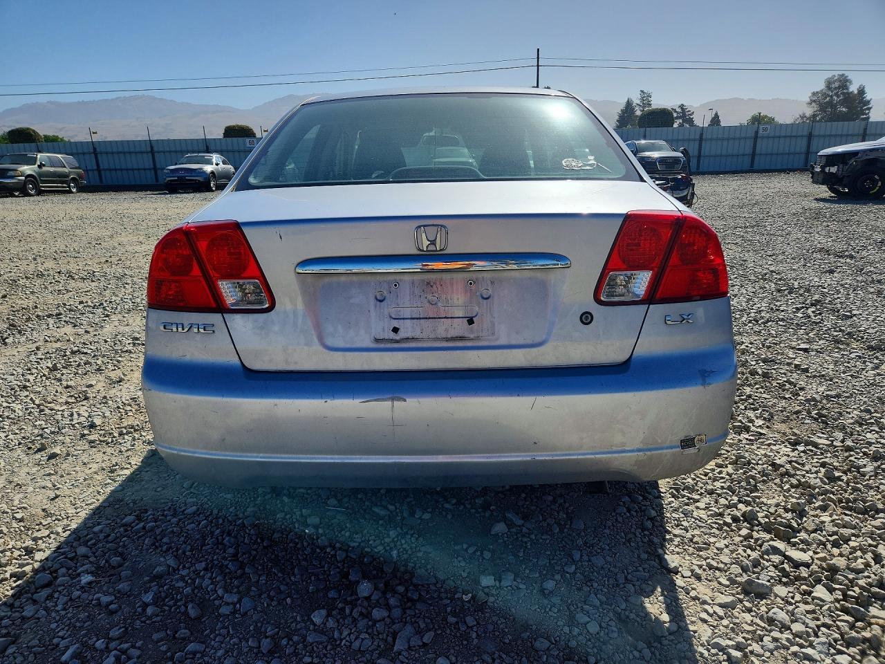 2003 Honda Civic Lx Silver vin: 2HGES16533H511809