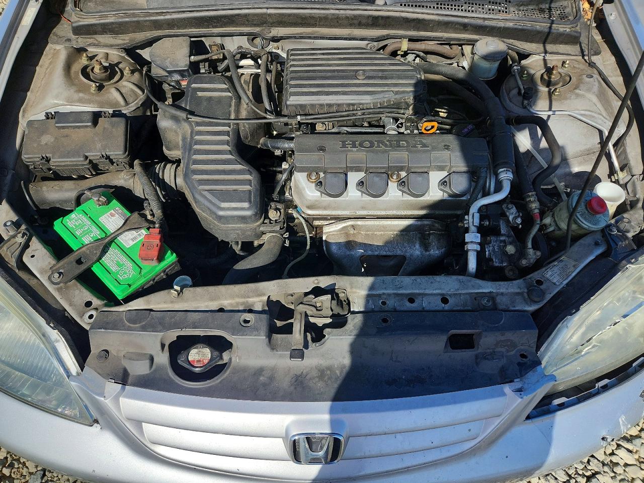 2003 Honda Civic Lx Silver vin: 2HGES16533H511809