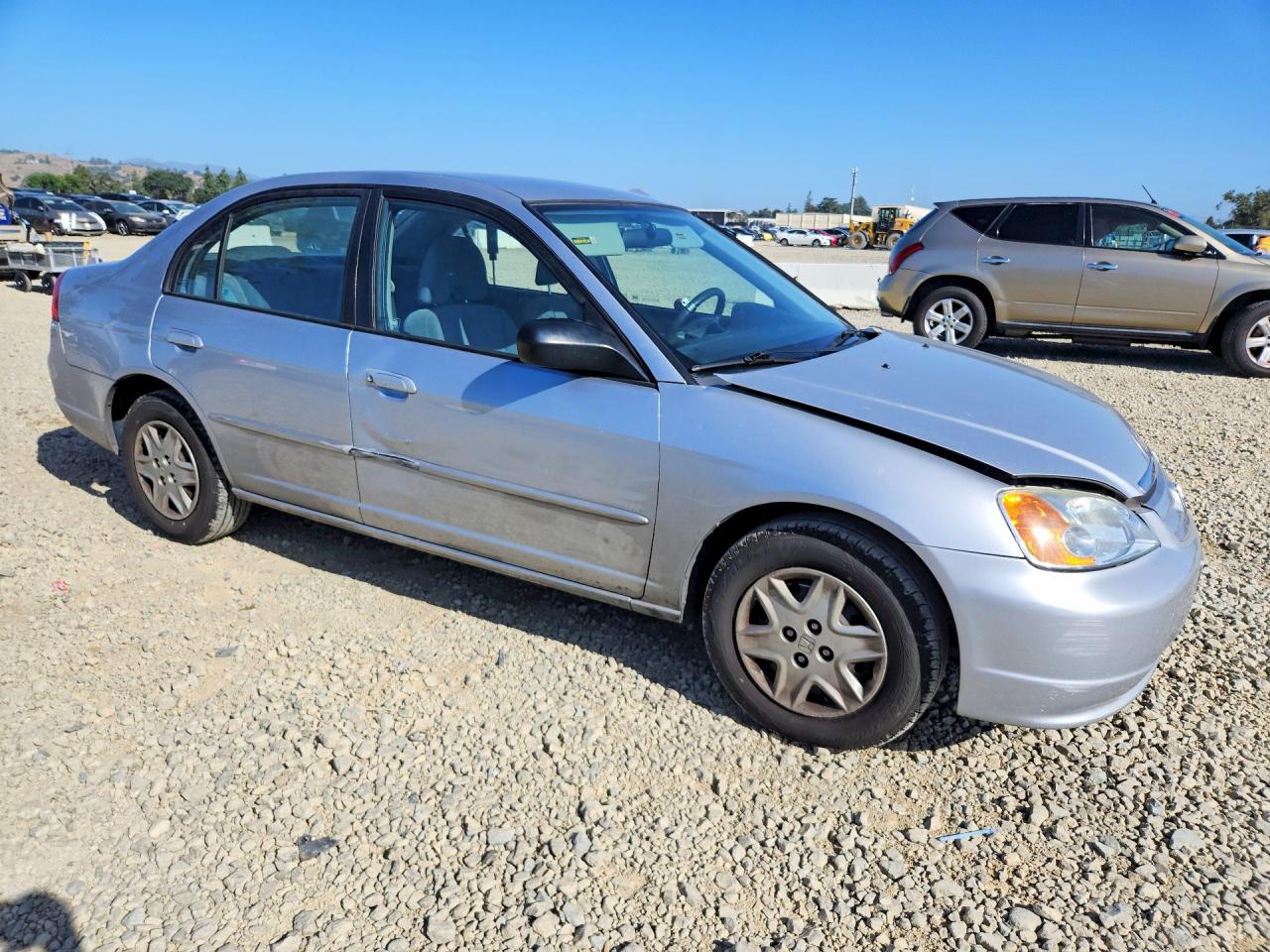 2003 Honda Civic Lx Silver vin: 2HGES16533H511809