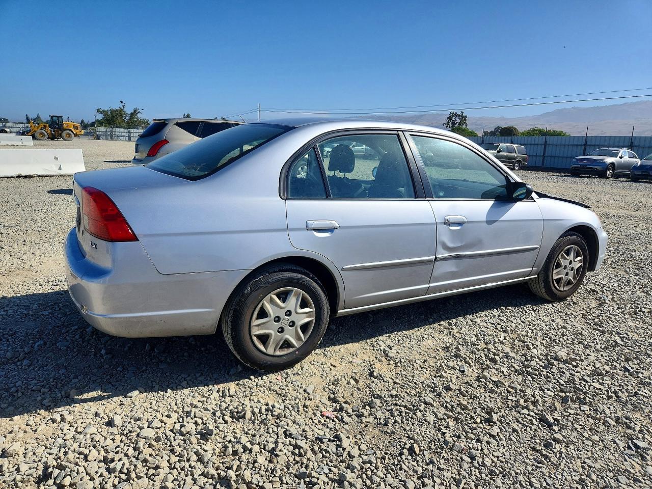 2003 Honda Civic Lx Silver vin: 2HGES16533H511809