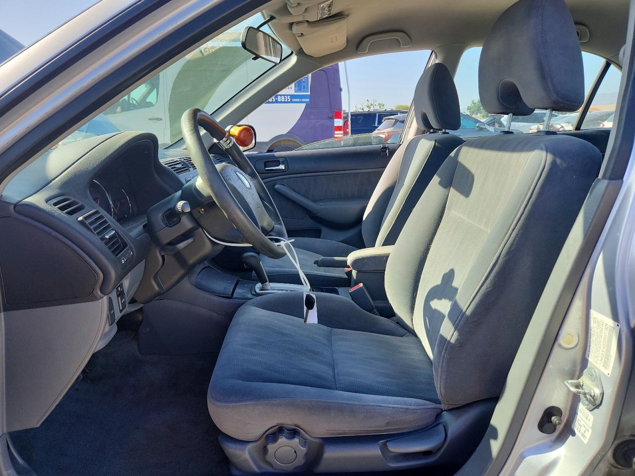 2003 Honda Civic Lx Silver vin: 2HGES16533H511809