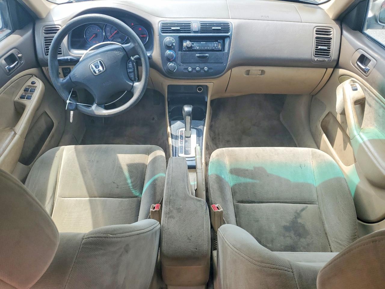 2003 Honda Civic Lx Tan vin: 2HGES16533H517142