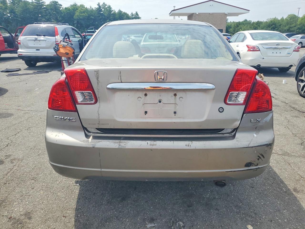 2003 Honda Civic Lx Tan vin: 2HGES16533H517142