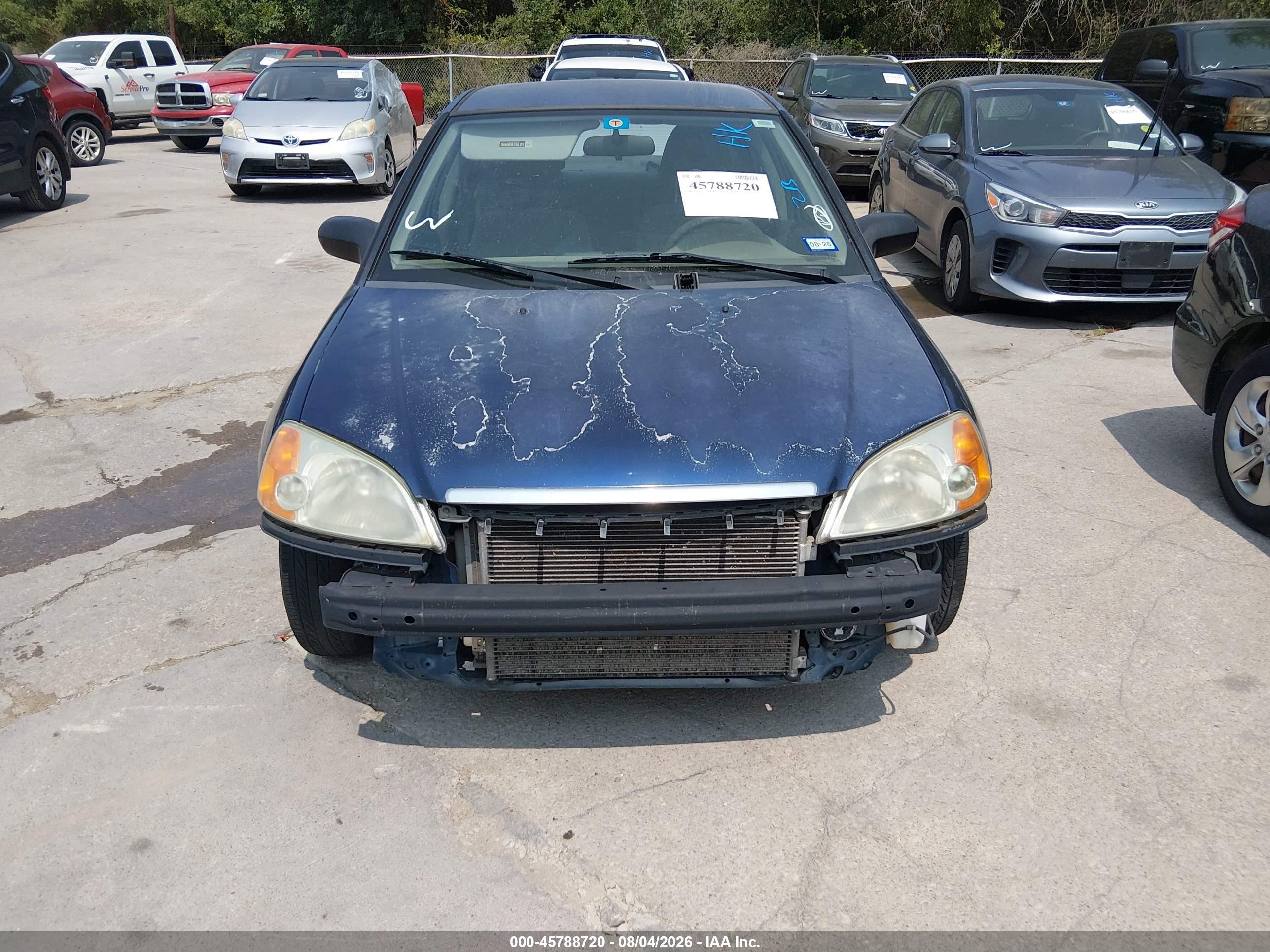 2003 Honda Civic Lx Blue vin: 2HGES16533H556944