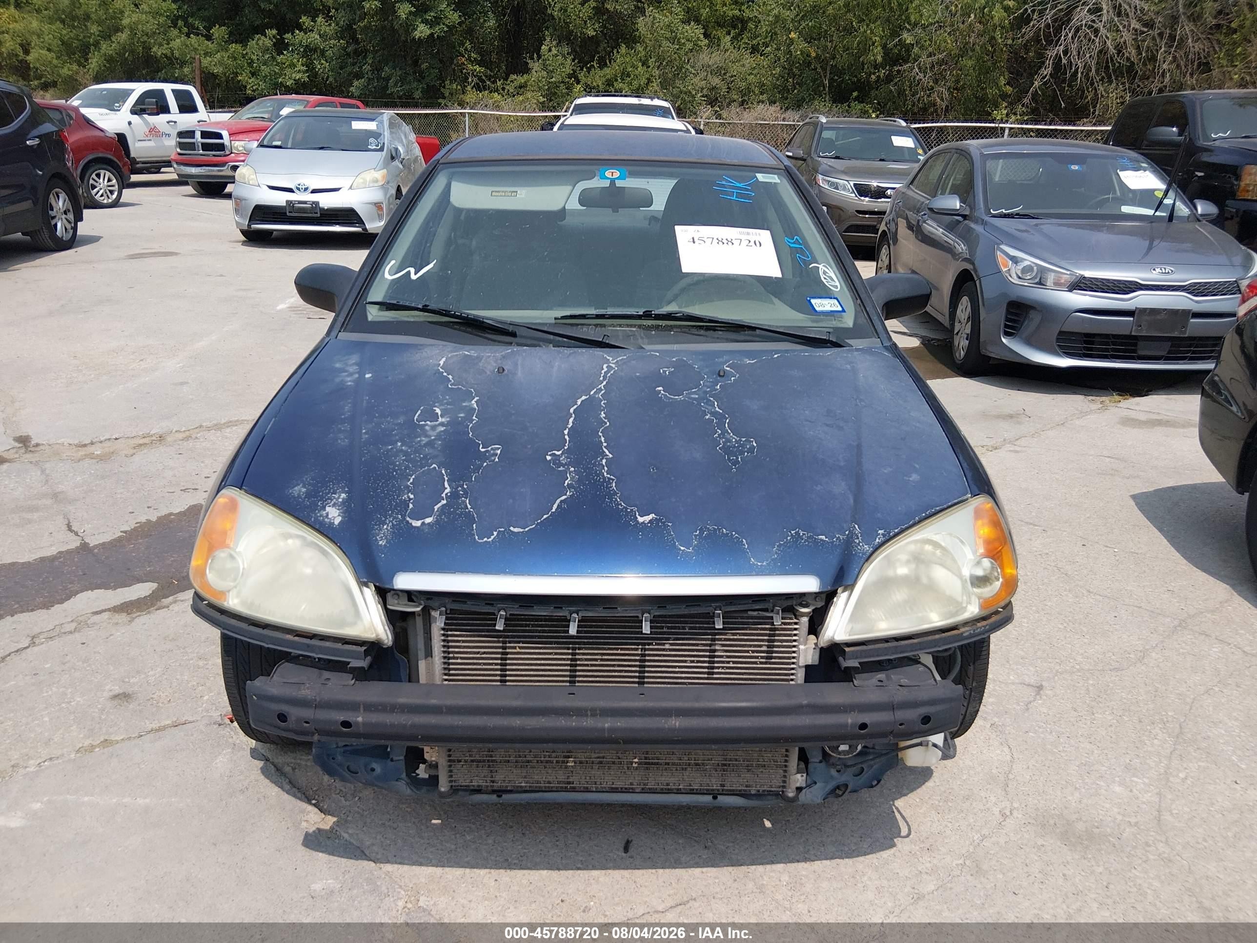 2003 Honda Civic Lx Blue vin: 2HGES16533H556944
