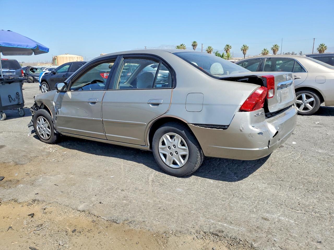 2003 Honda Civic Lx Silver vin: 2HGES16533H626863