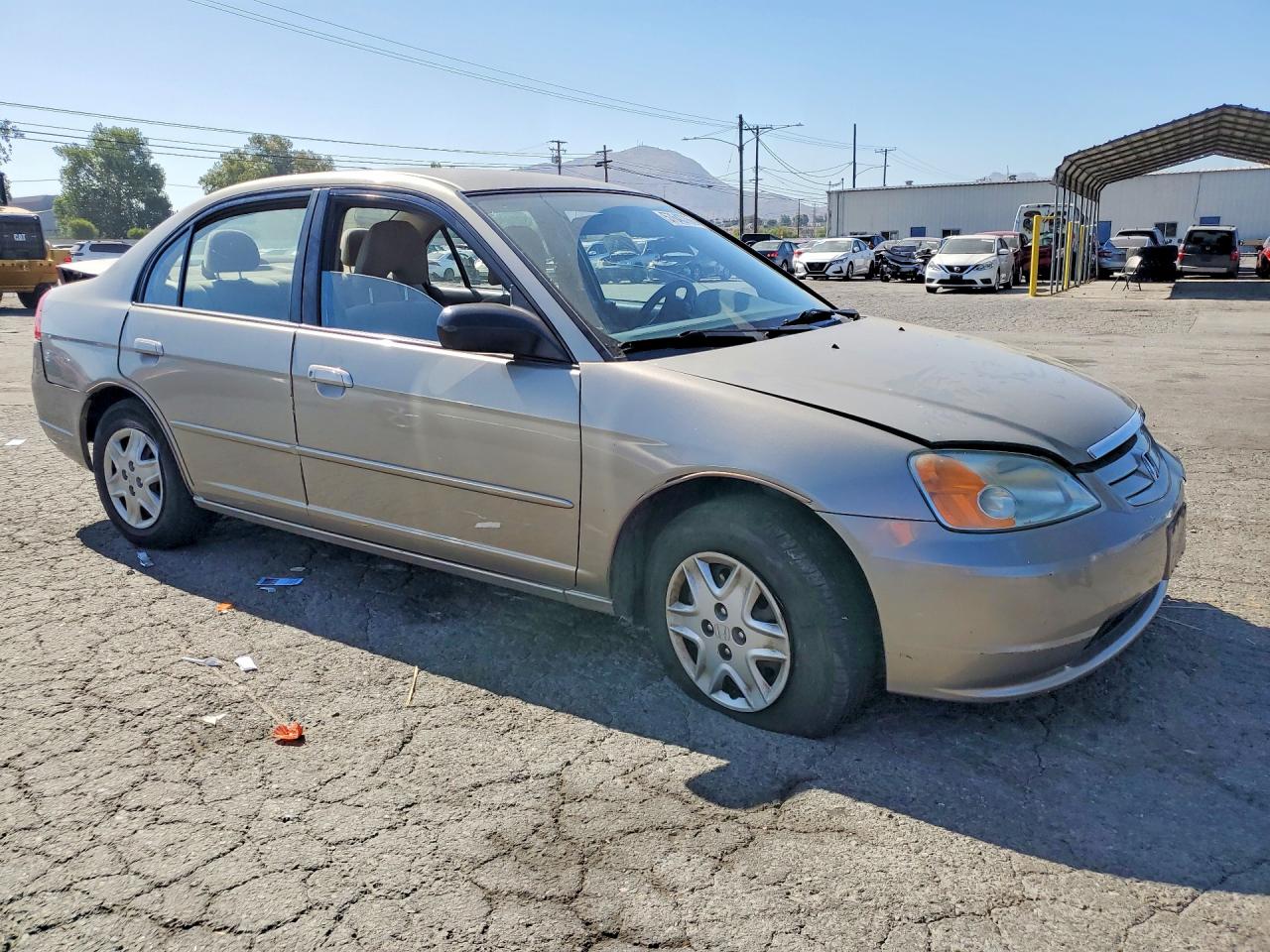 2003 Honda Civic Lx Silver vin: 2HGES16533H626863