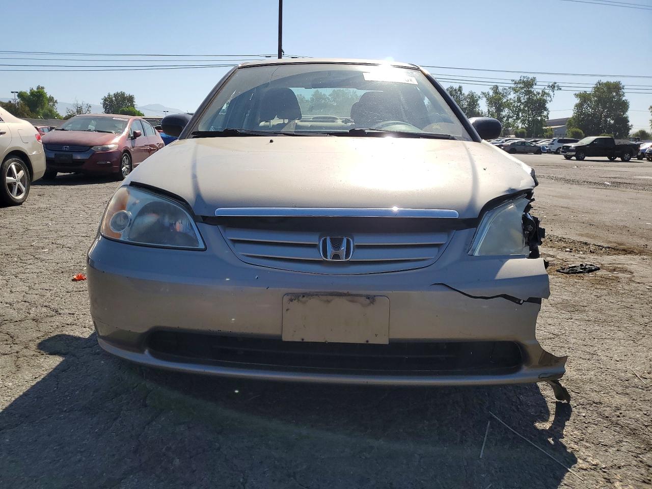 2003 Honda Civic Lx Silver vin: 2HGES16533H626863