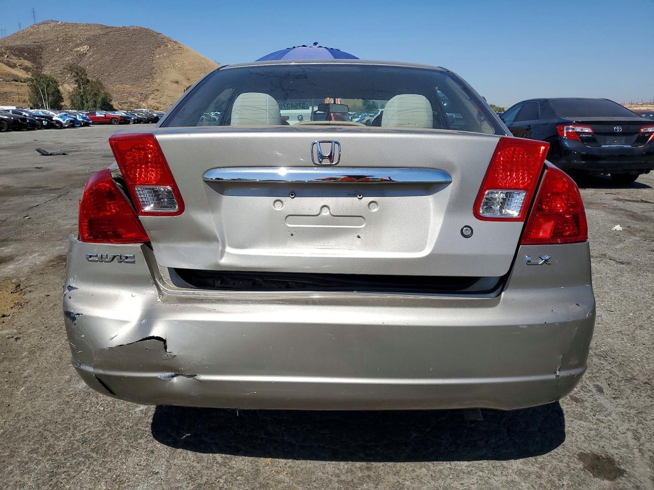2003 Honda Civic Lx Silver vin: 2HGES16533H626863