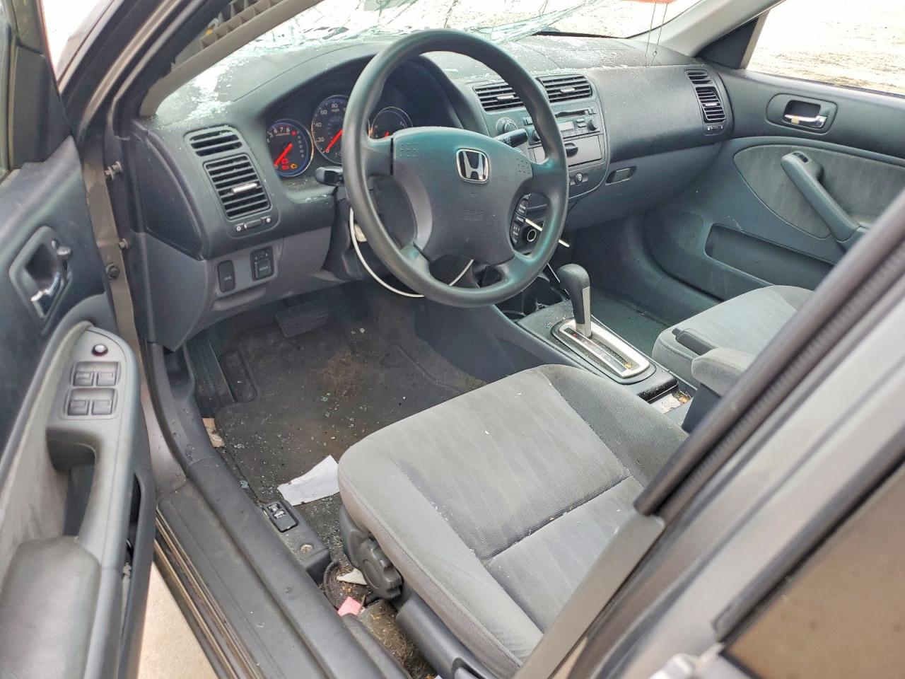 2004 Honda Civic Lx Серый vin: 2HGES16534H510872