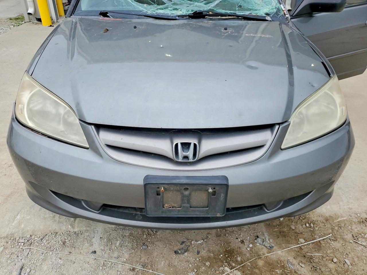 2004 Honda Civic Lx Серый vin: 2HGES16534H510872