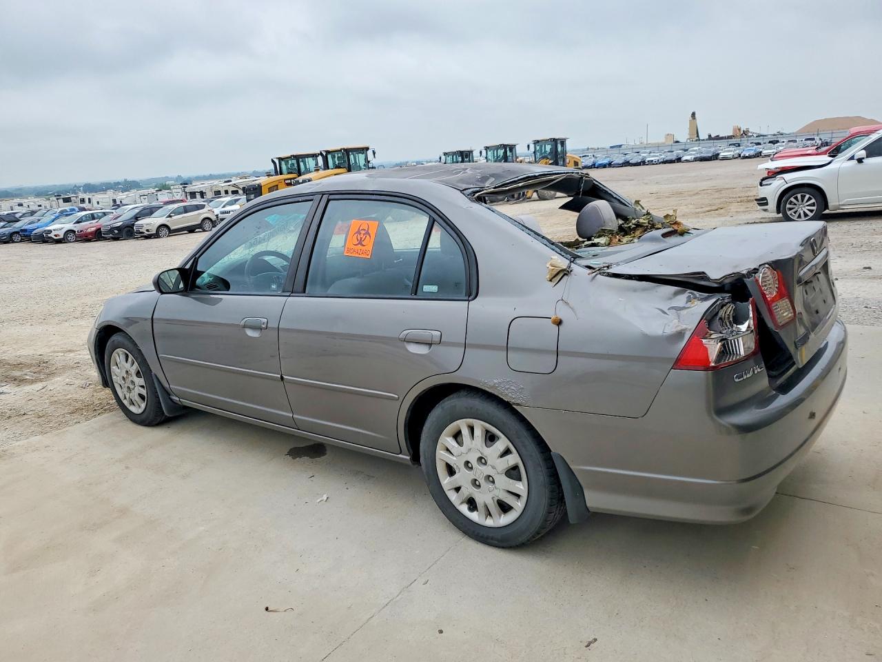 2004 Honda Civic Lx Серый vin: 2HGES16534H510872