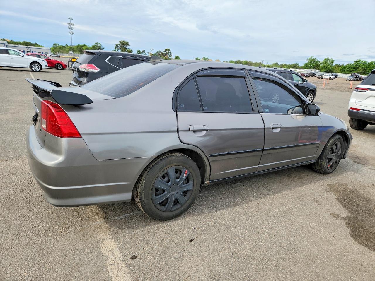 2004 Honda Civic Lx Серебряный vin: 2HGES16534H565449