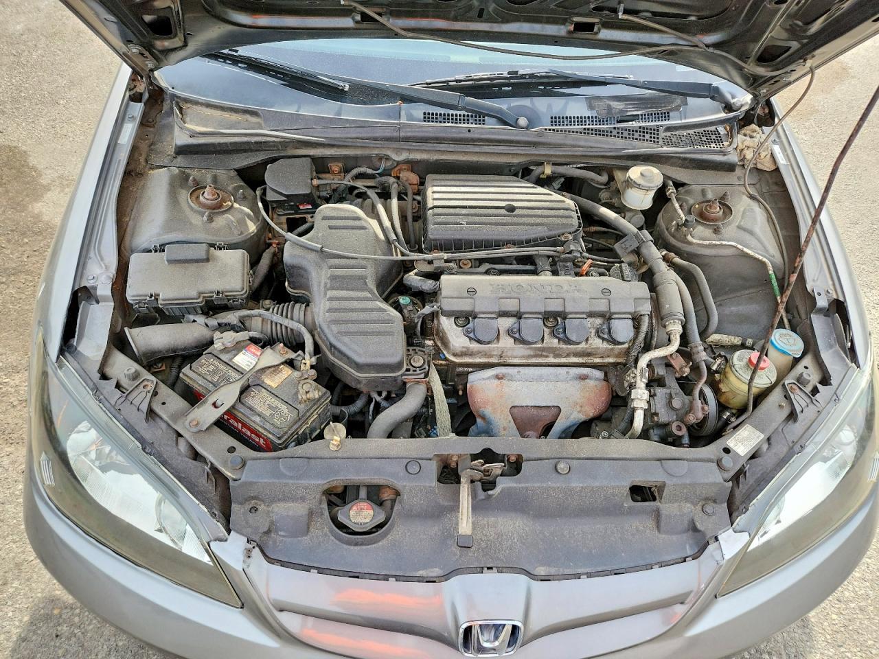 2004 Honda Civic Lx Серебряный vin: 2HGES16534H565449