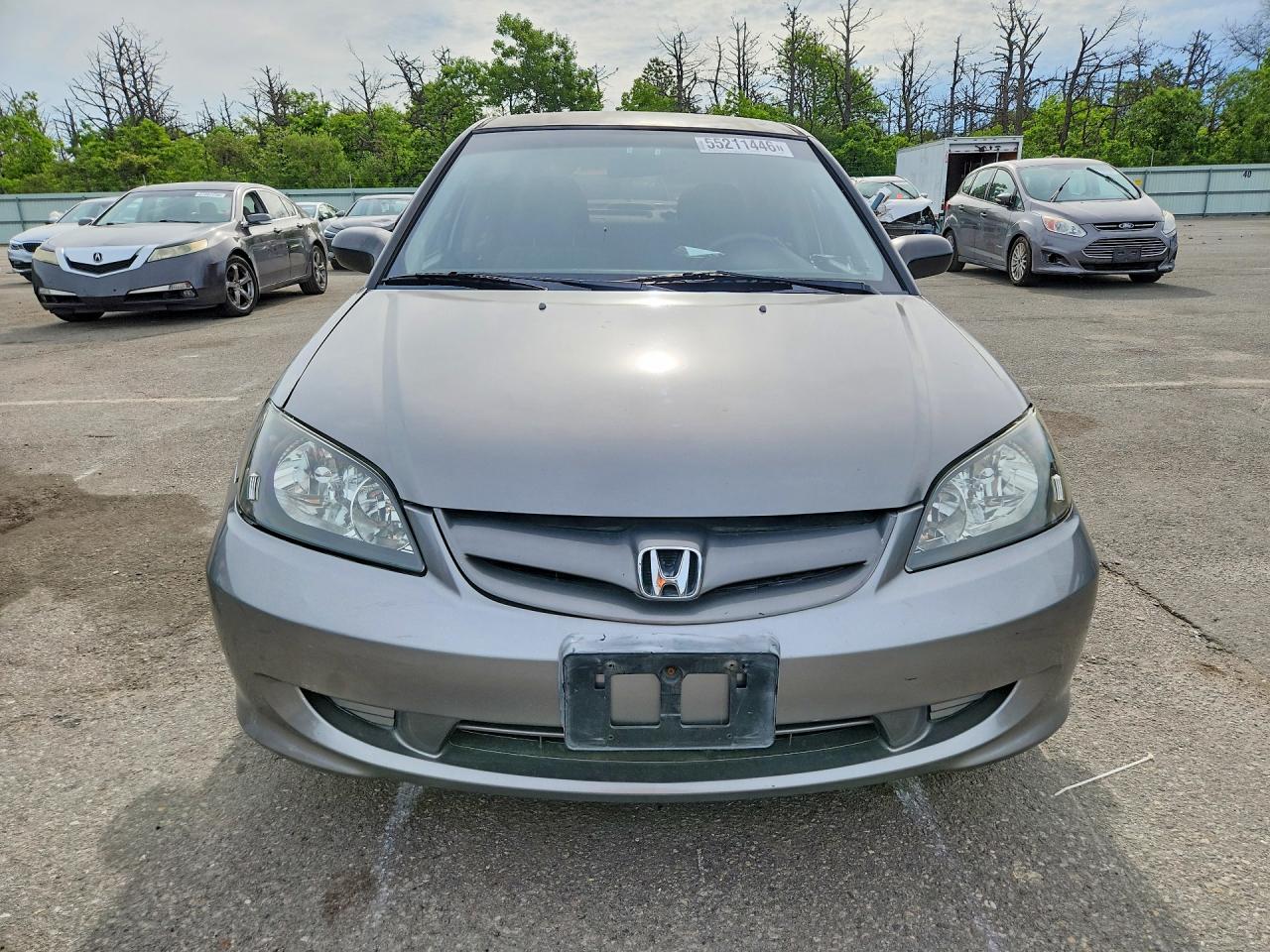 2004 Honda Civic Lx Серебряный vin: 2HGES16534H565449