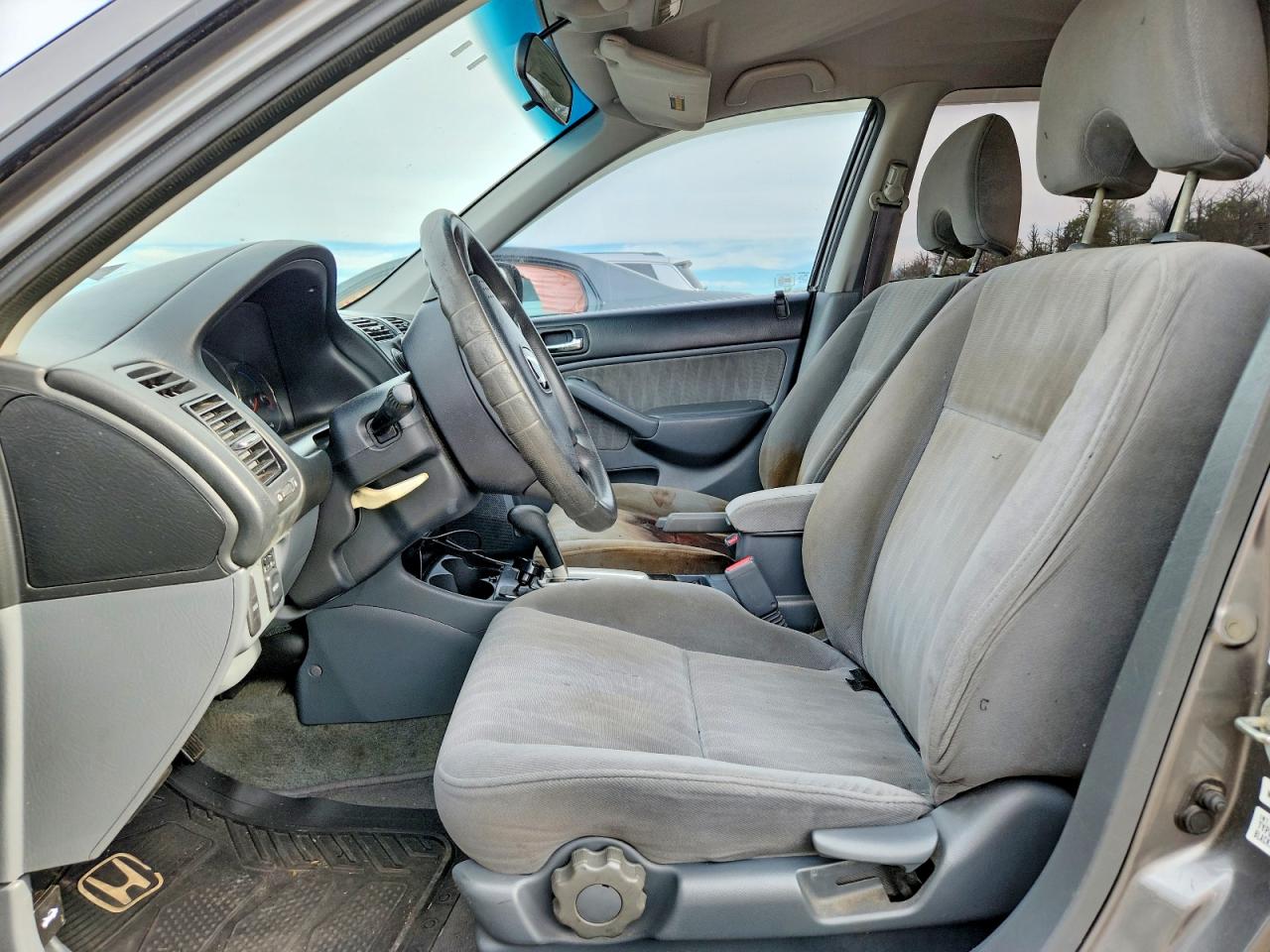 2004 Honda Civic Lx Серебряный vin: 2HGES16534H565449