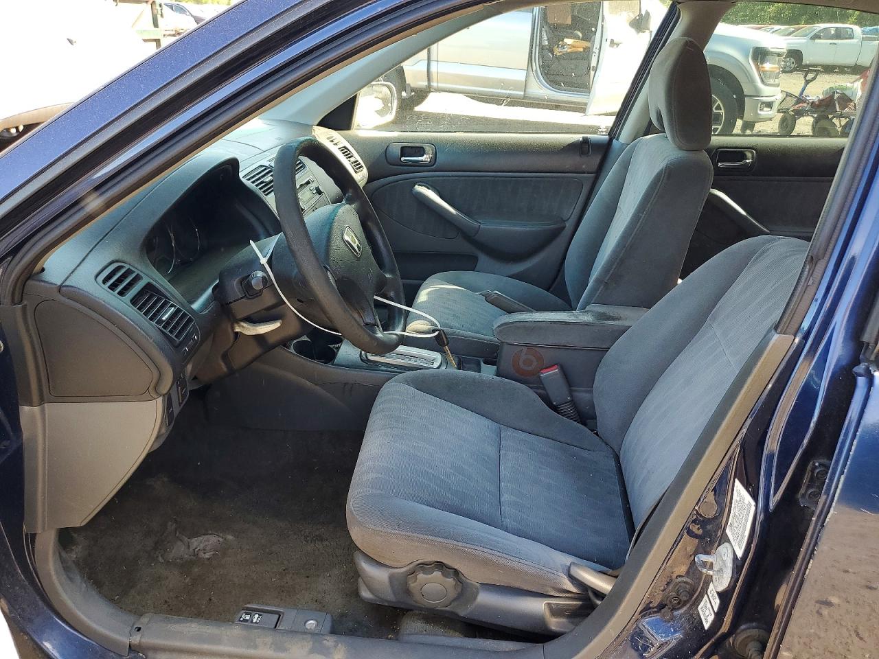 2004 Honda Civic Lx Blue vin: 2HGES16534H572627