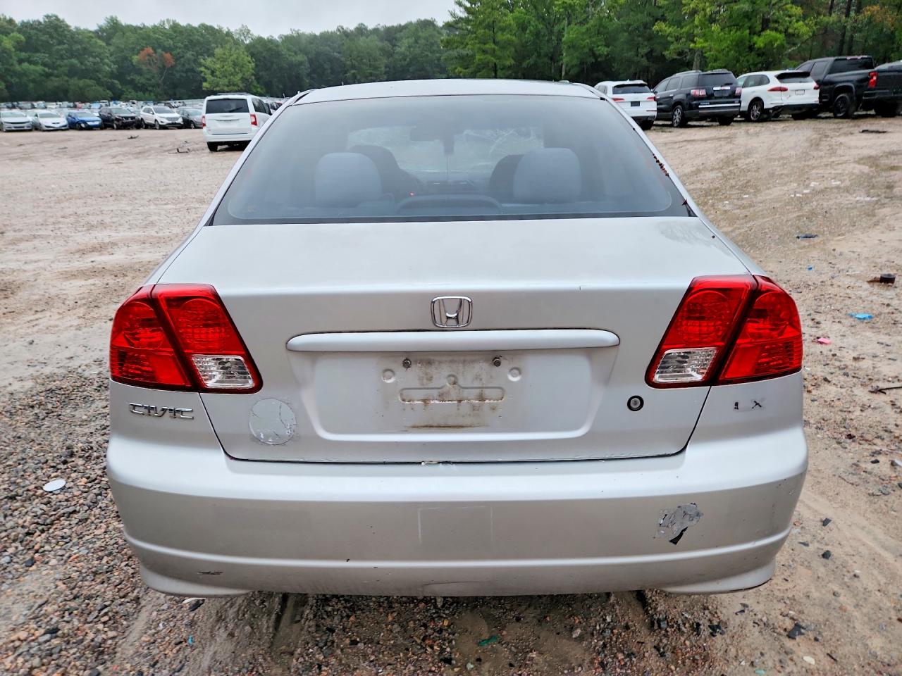 2005 Honda Civic Lx Silver vin: 2HGES16535H534980