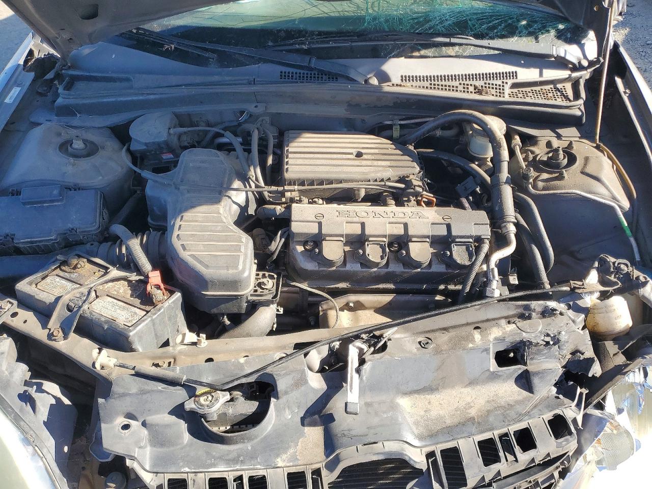 2005 Honda Civic Lx Silver vin: 2HGES16535H562469