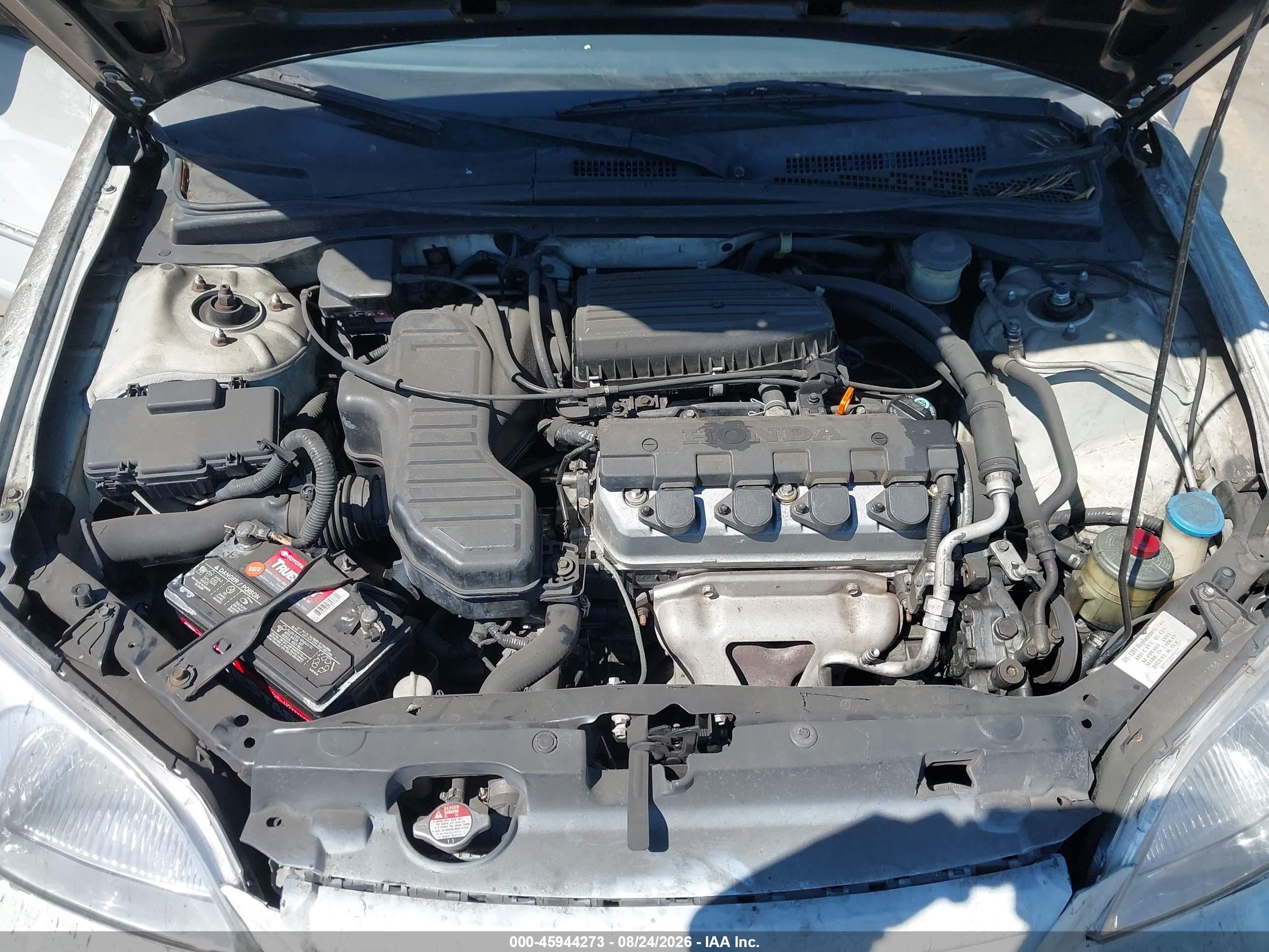 2001 Honda Civic Lx White vin: 2HGES16541H509757