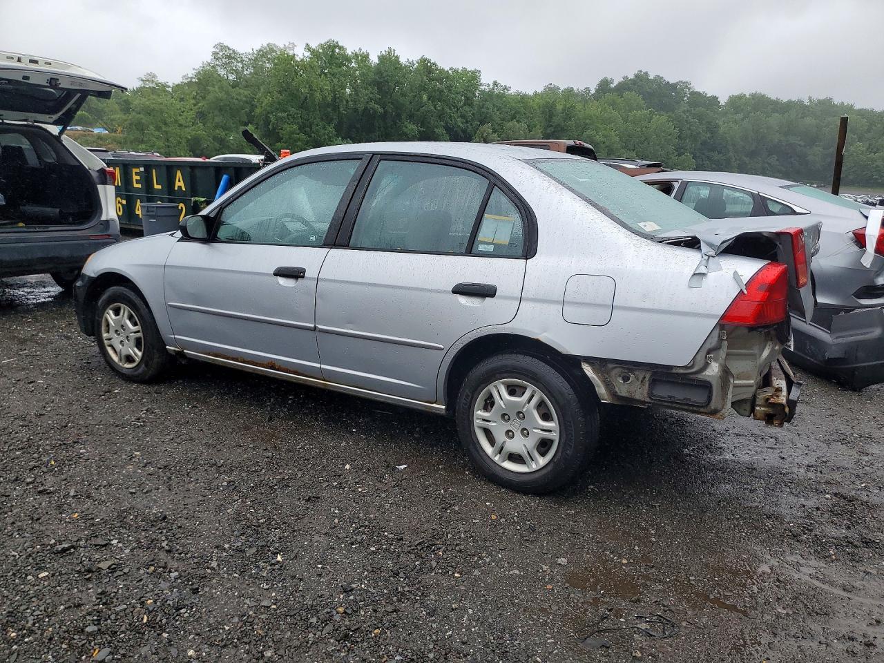 2001 Honda Civic Lx Silver vin: 2HGES16541H603282