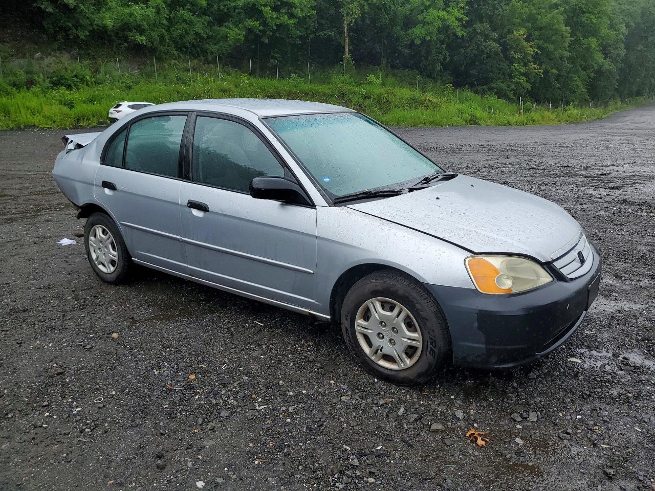 2001 Honda Civic Lx Silver vin: 2HGES16541H603282