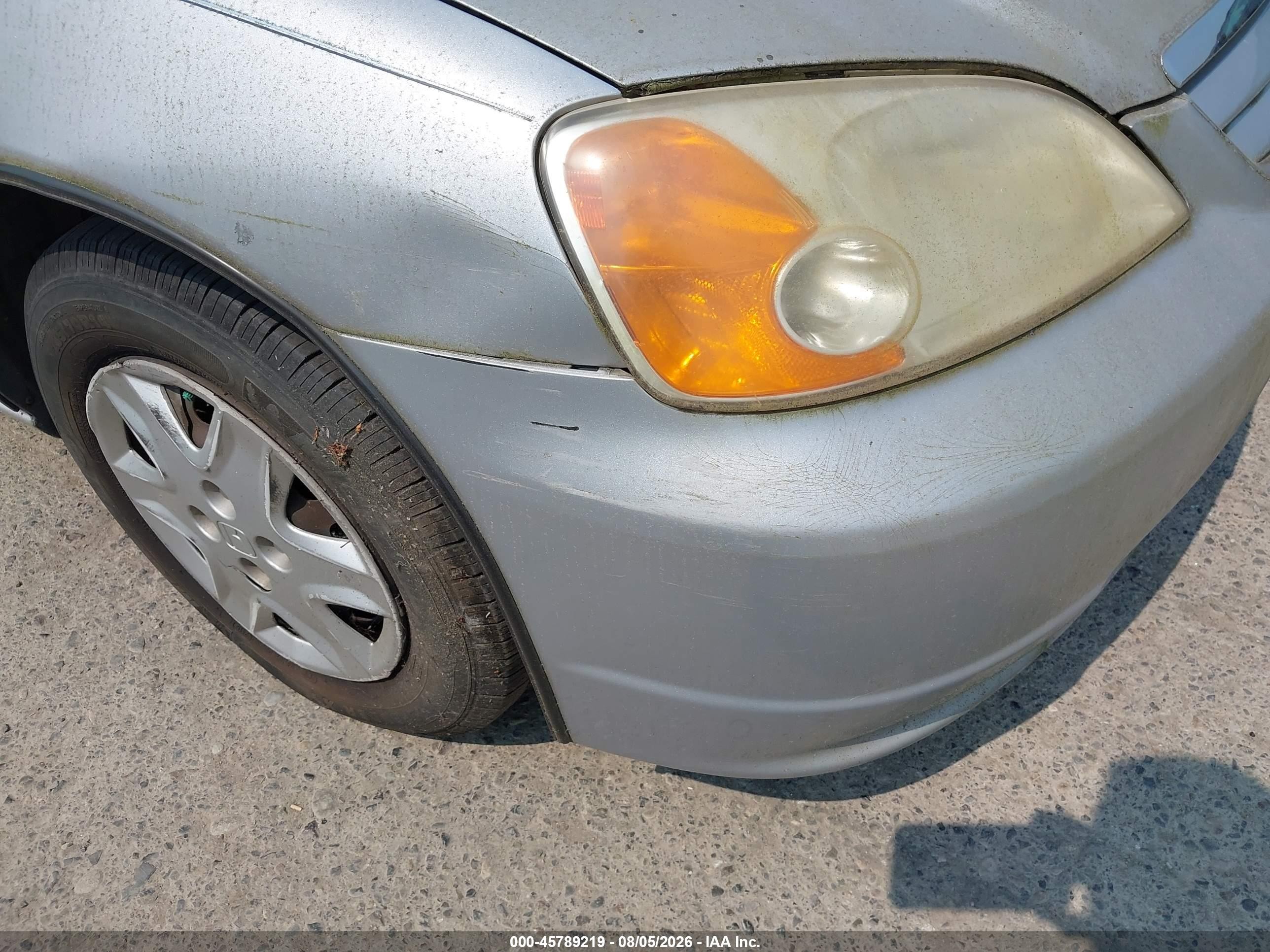 2003 Honda Civic Lx Silver vin: 2HGES16543H575129