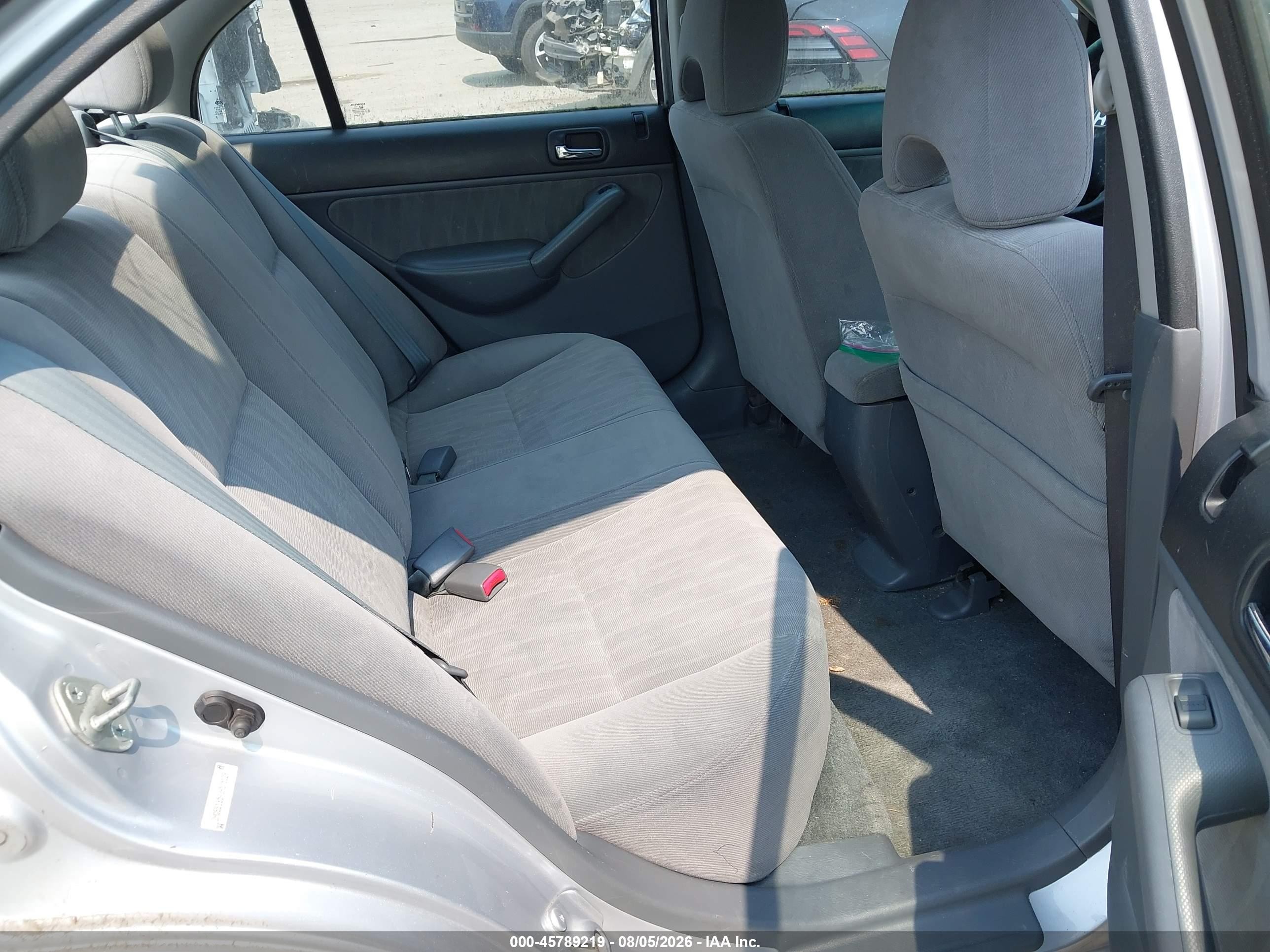 2003 Honda Civic Lx Silver vin: 2HGES16543H575129