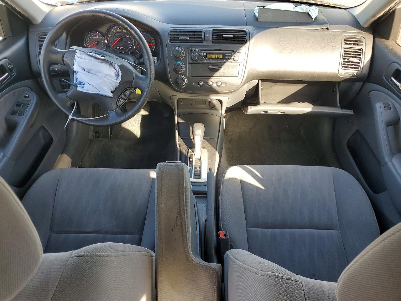2003 Honda Civic Lx White vin: 2HGES16543H591444