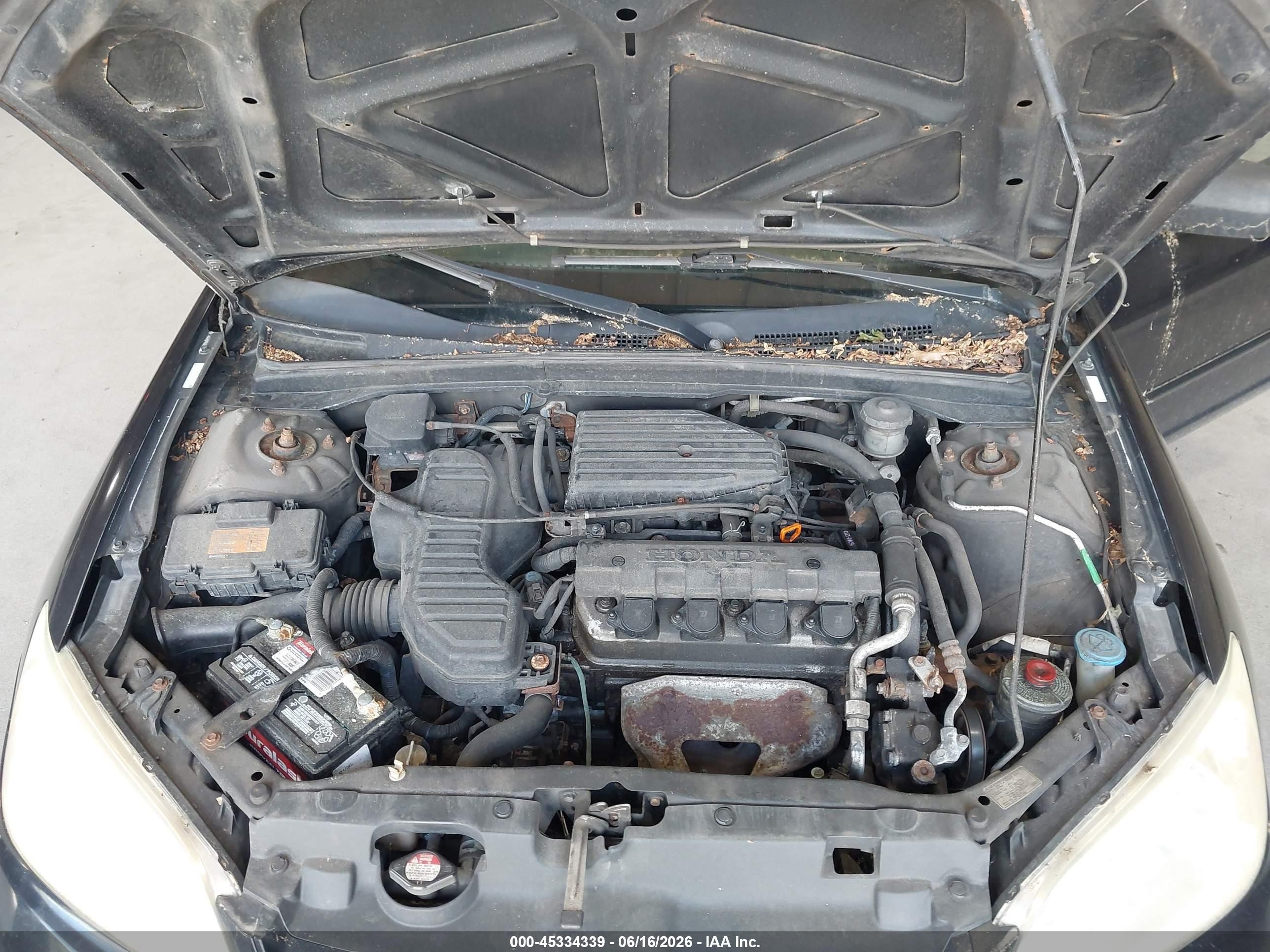 2004 Honda Civic Lx Черный vin: 2HGES16544H508709