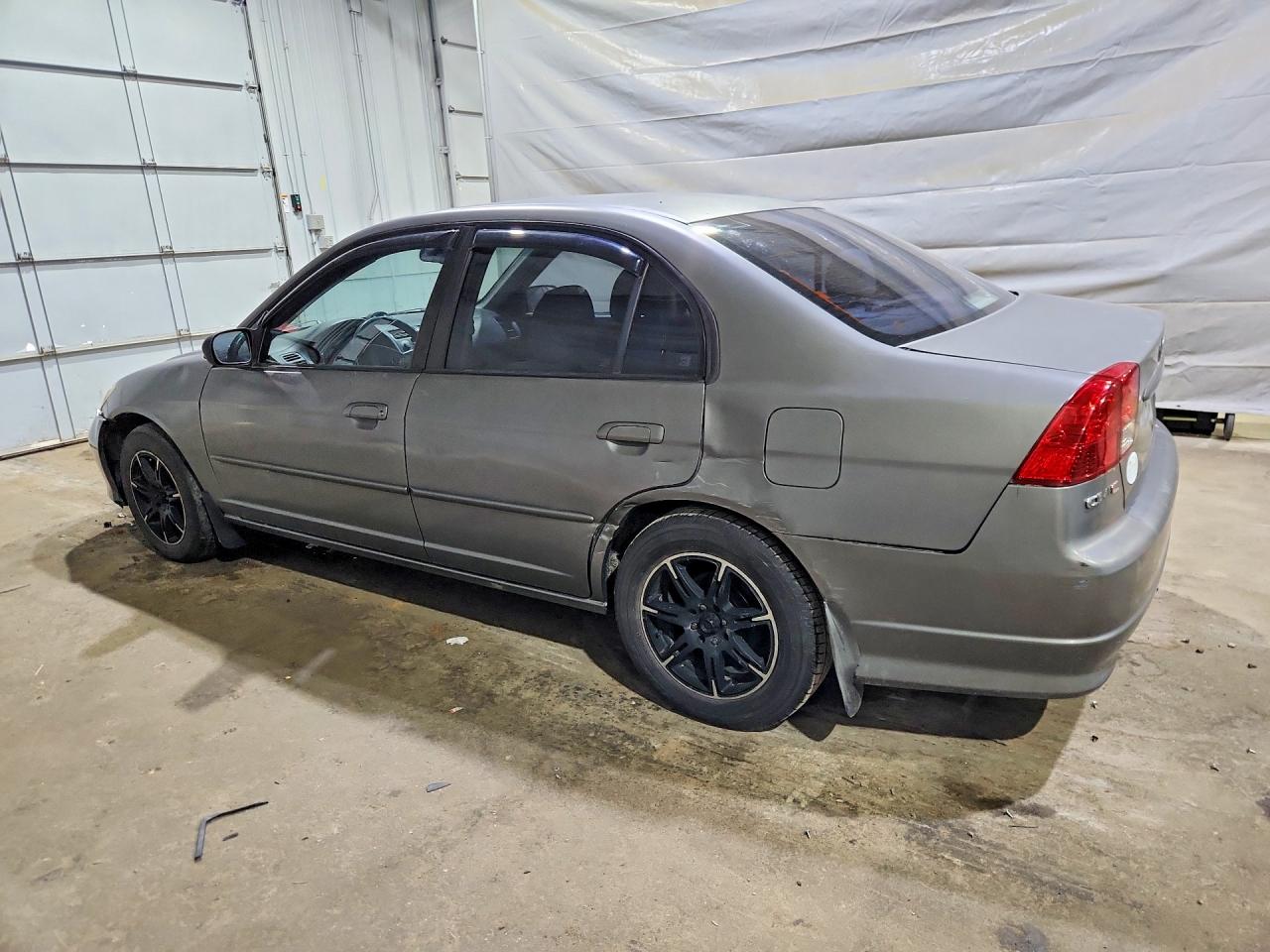 2004 Honda Civic Lx Gray vin: 2HGES16544H612584