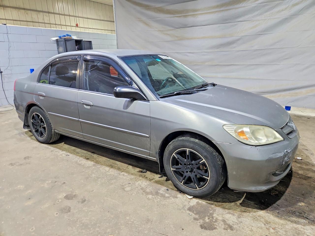 2004 Honda Civic Lx Gray vin: 2HGES16544H612584