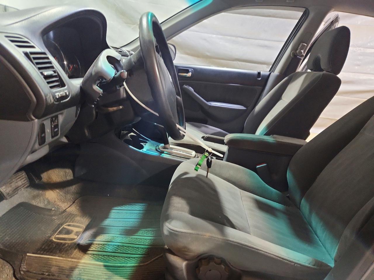 2004 Honda Civic Lx Gray vin: 2HGES16544H612584
