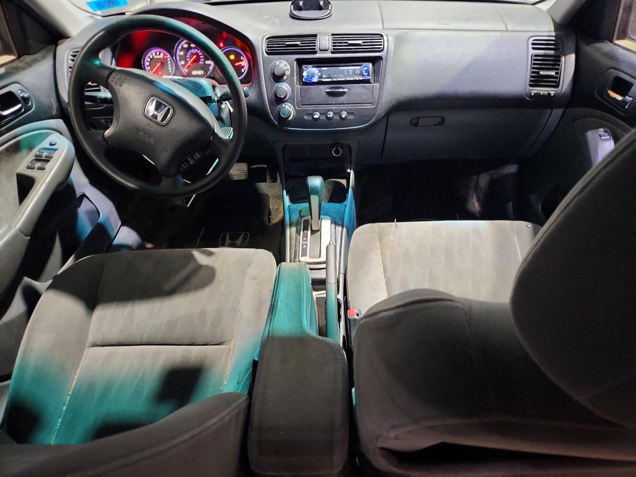 2004 Honda Civic Lx Gray vin: 2HGES16544H612584