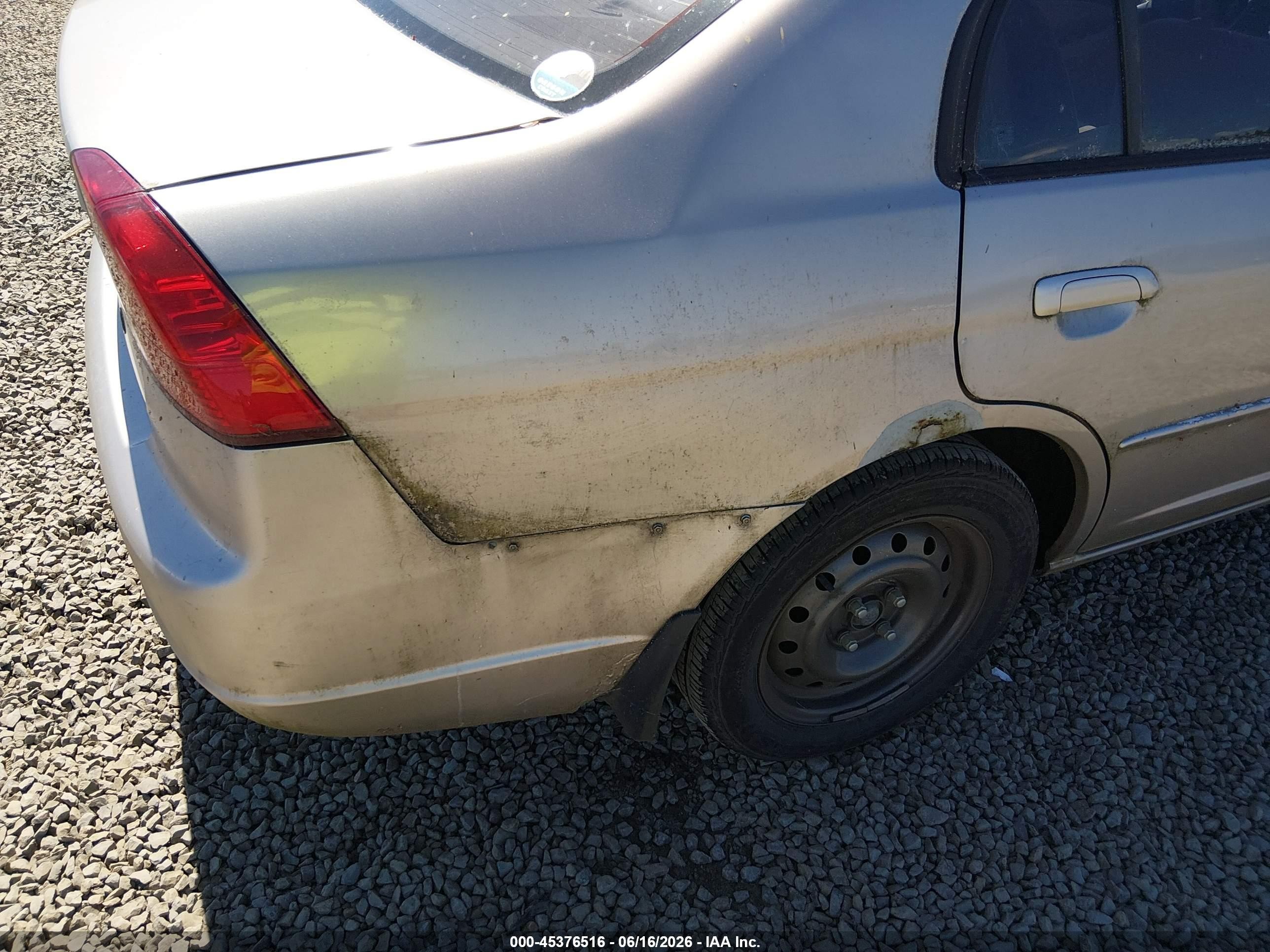2004 Honda Civic Lx Tan vin: 2HGES16544H620877