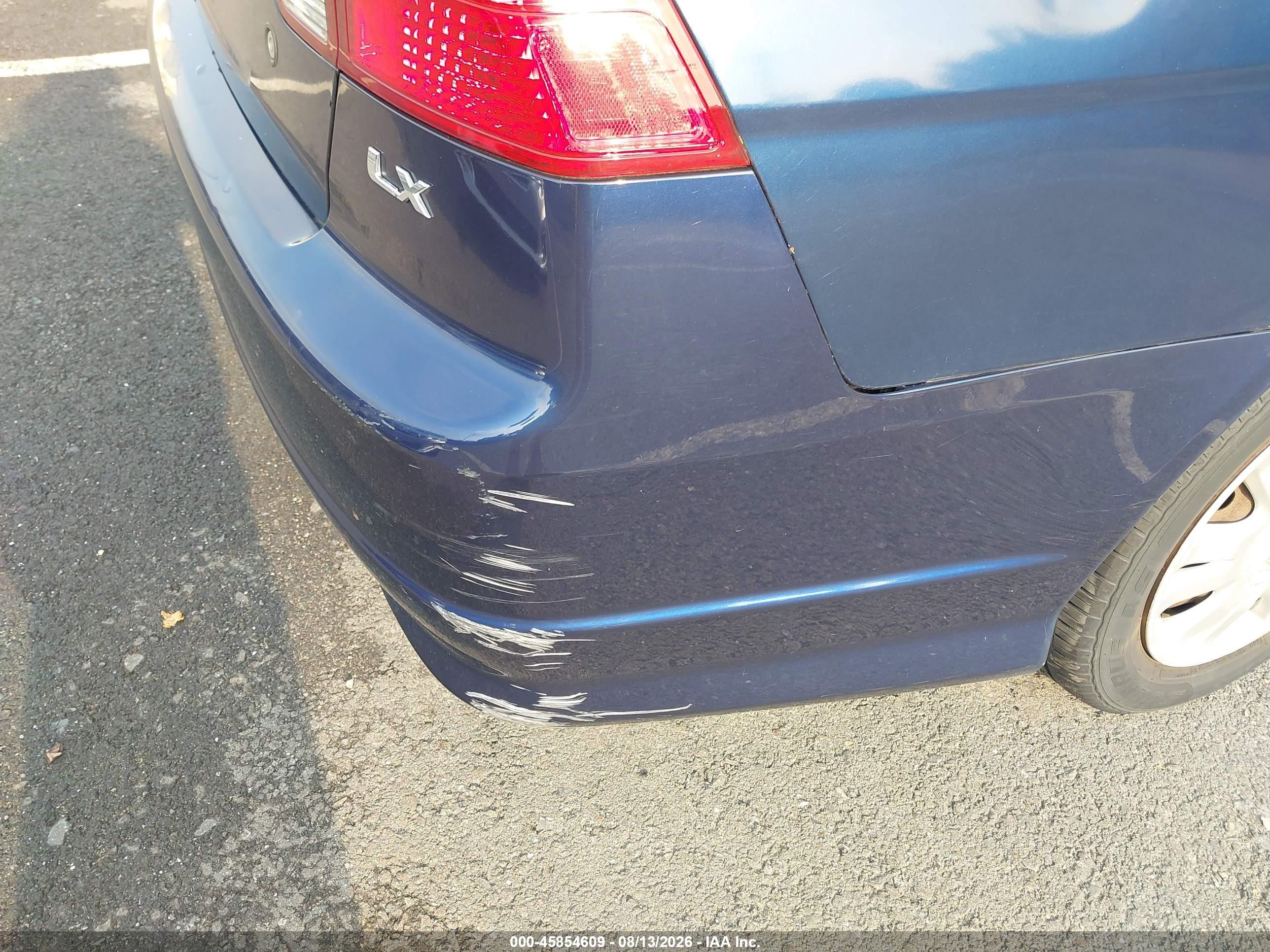 2005 Honda Civic Lx Синий vin: 2HGES16545H591706