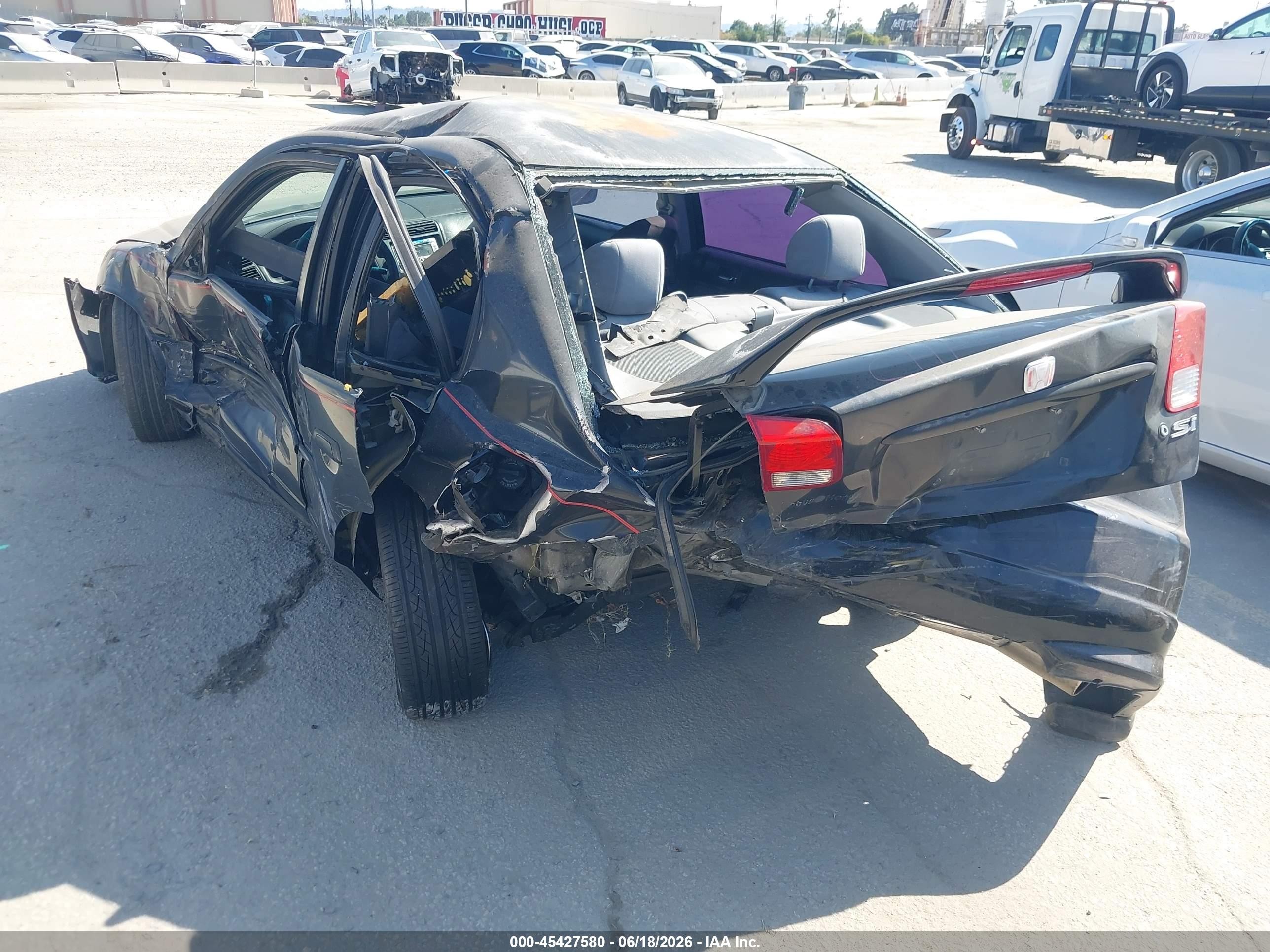 2005 Honda Civic Lx Black vin: 2HGES16545H608245