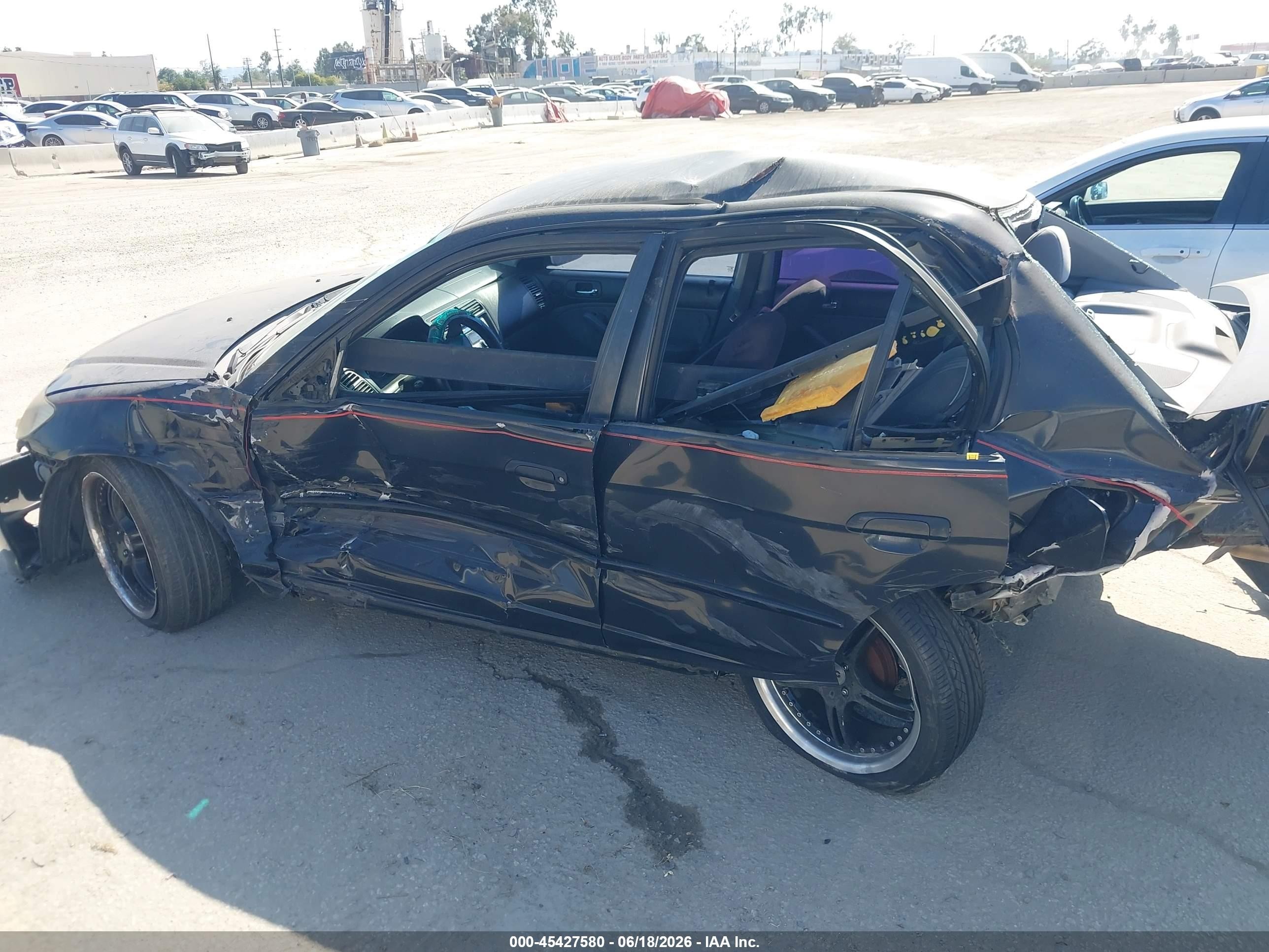 2005 Honda Civic Lx Black vin: 2HGES16545H608245