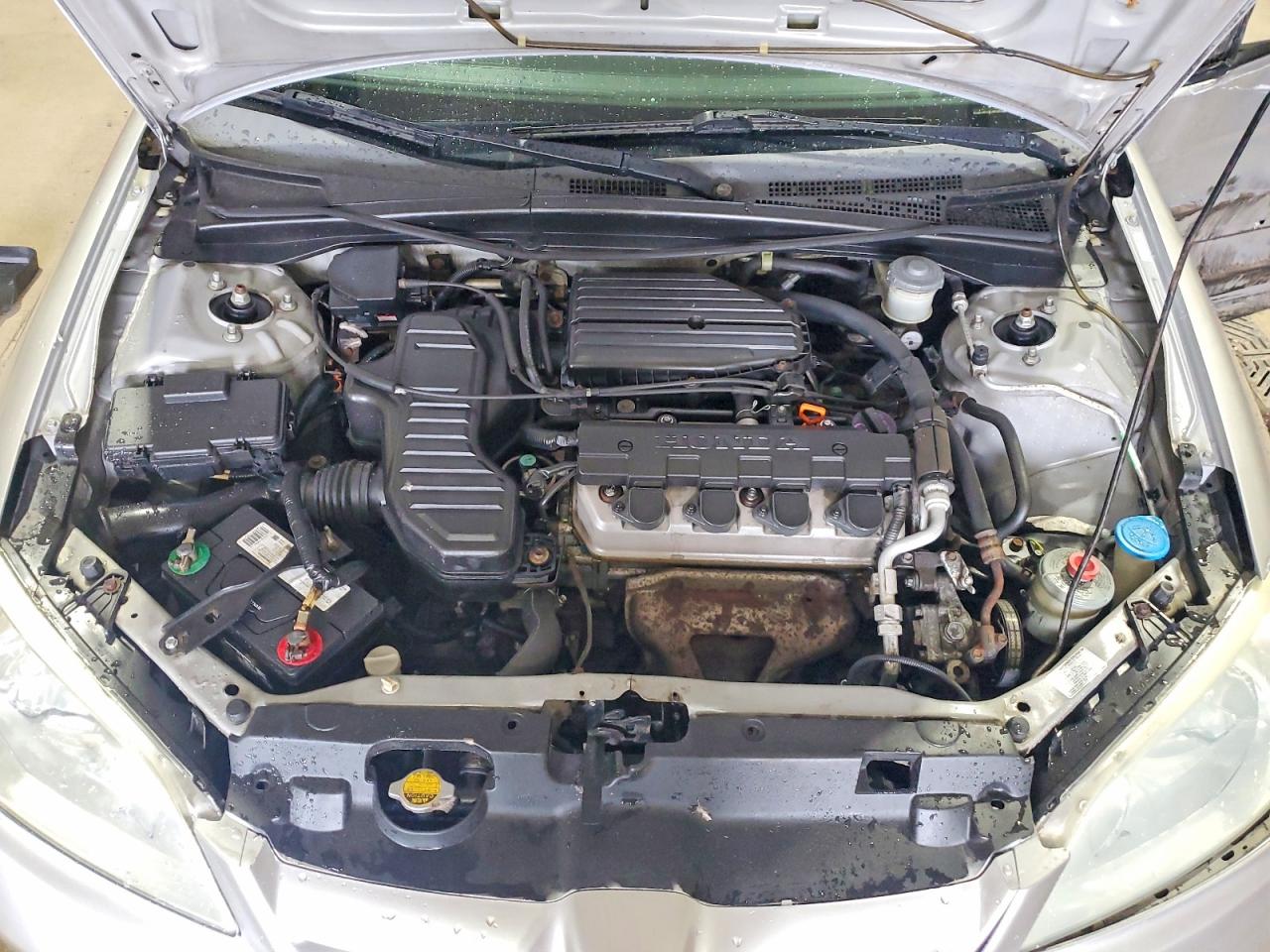 2005 Honda Civic Lx Серебряный vin: 2HGES16545H624137