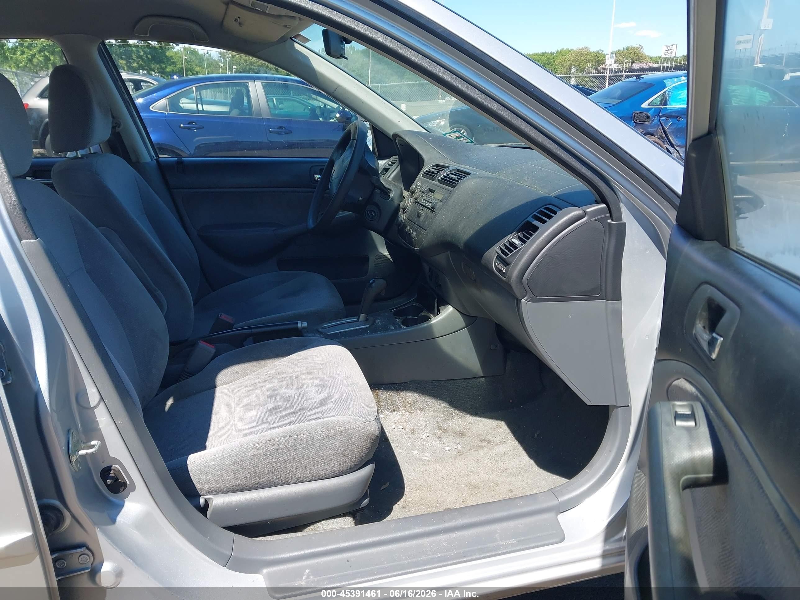 2002 Honda Civic Lx Серебряный vin: 2HGES16552H507310