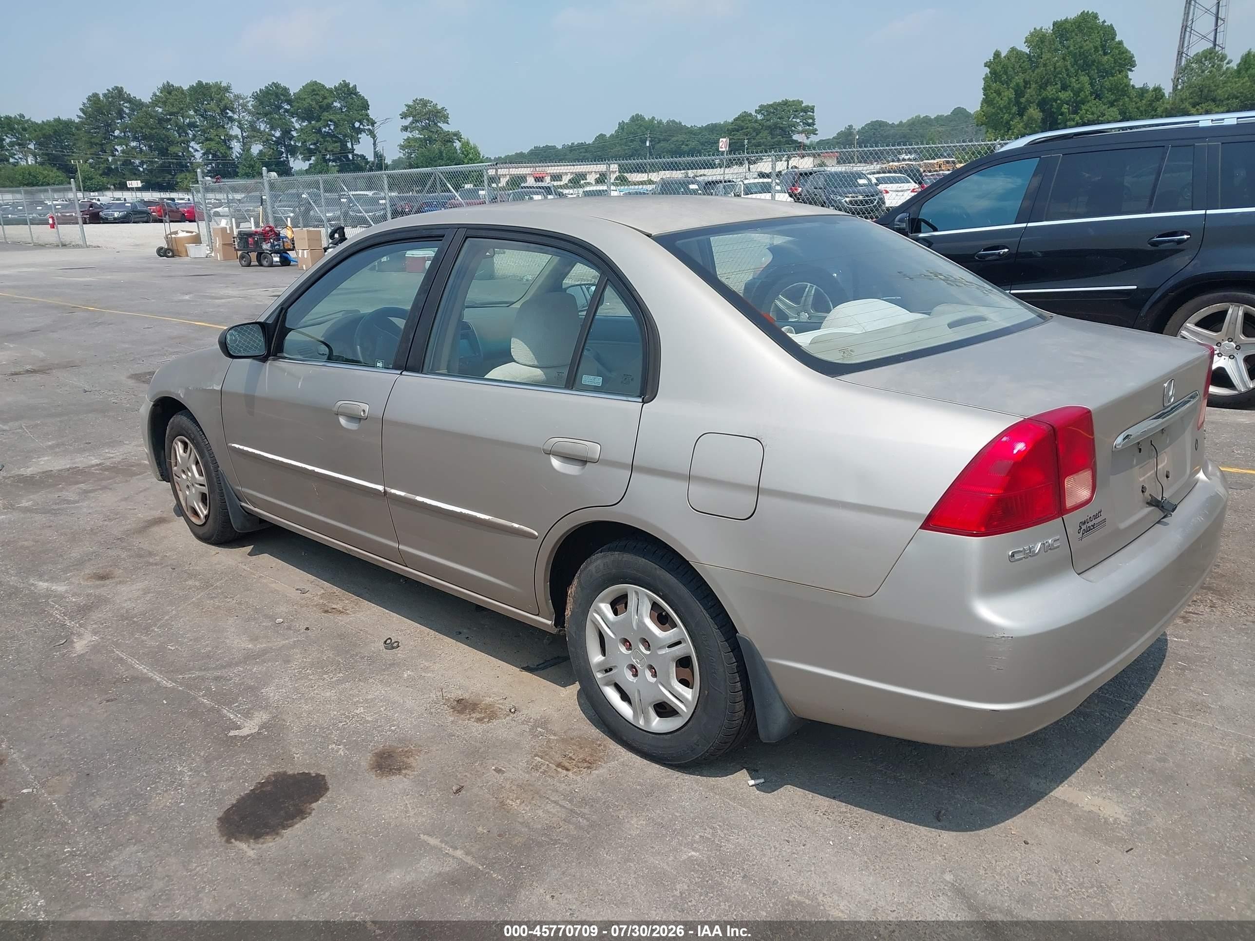 2002 Honda Civic Lx Gray vin: 2HGES16552H533177