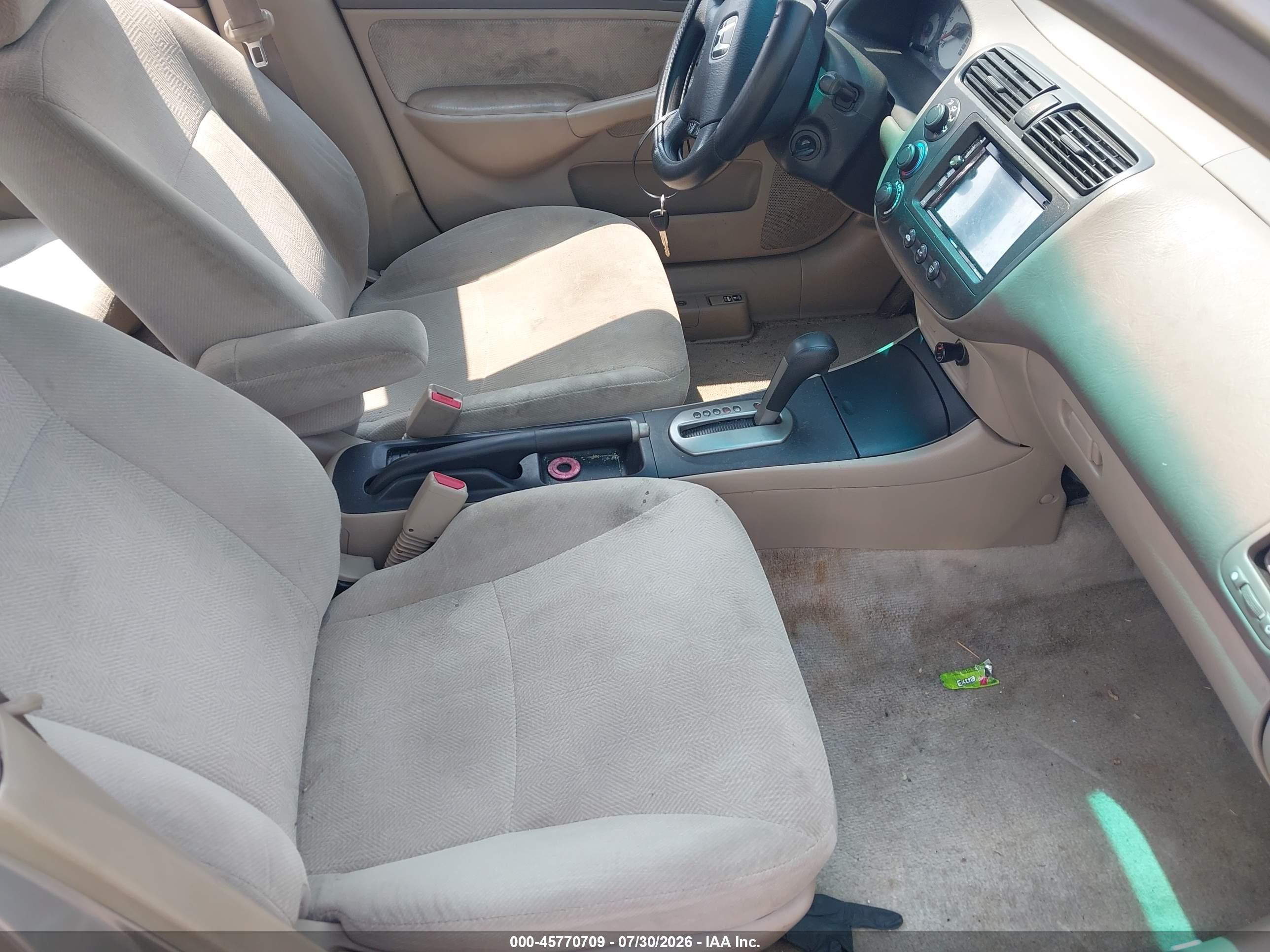2002 Honda Civic Lx Gray vin: 2HGES16552H533177