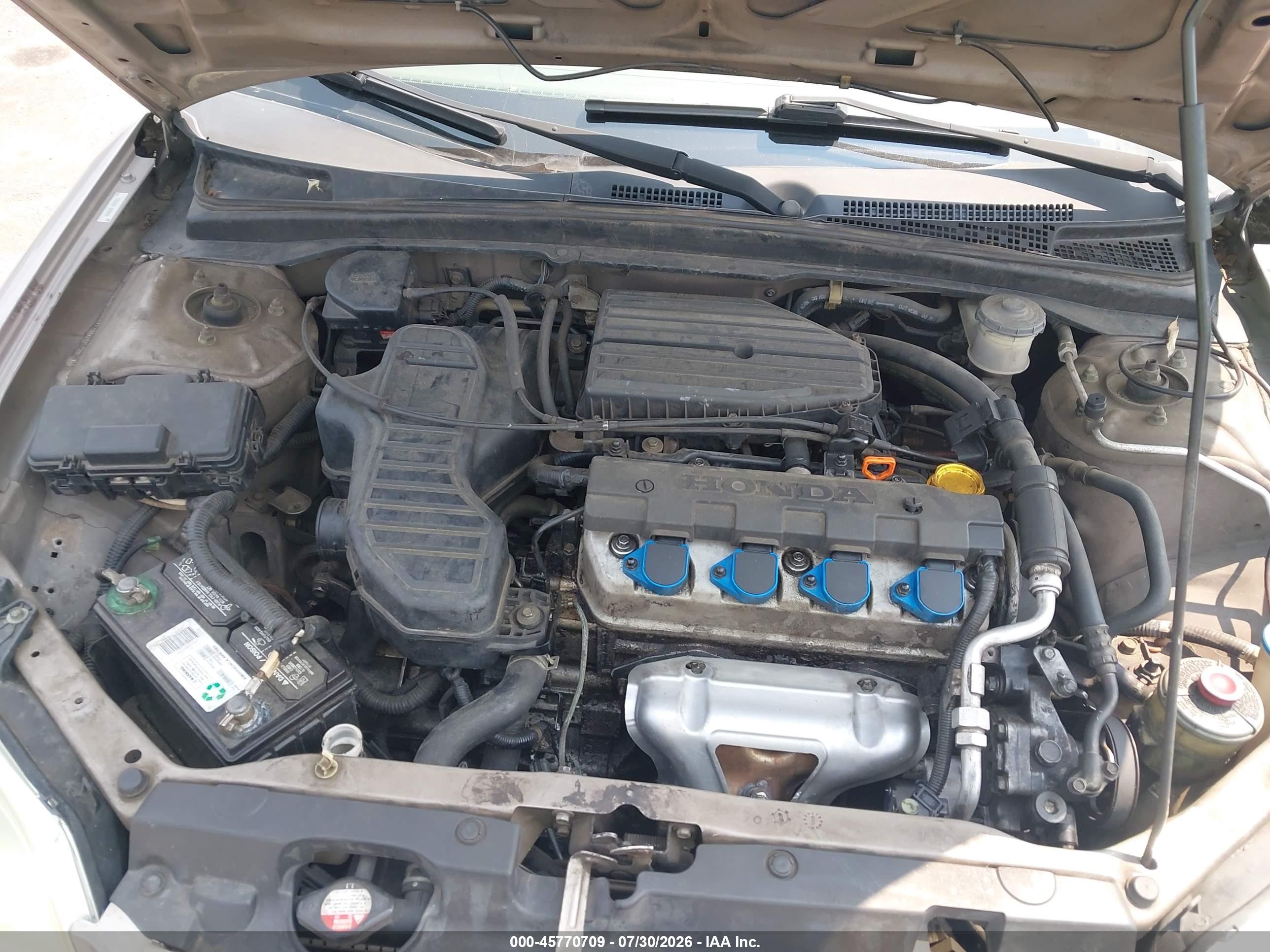 2002 Honda Civic Lx Gray vin: 2HGES16552H533177