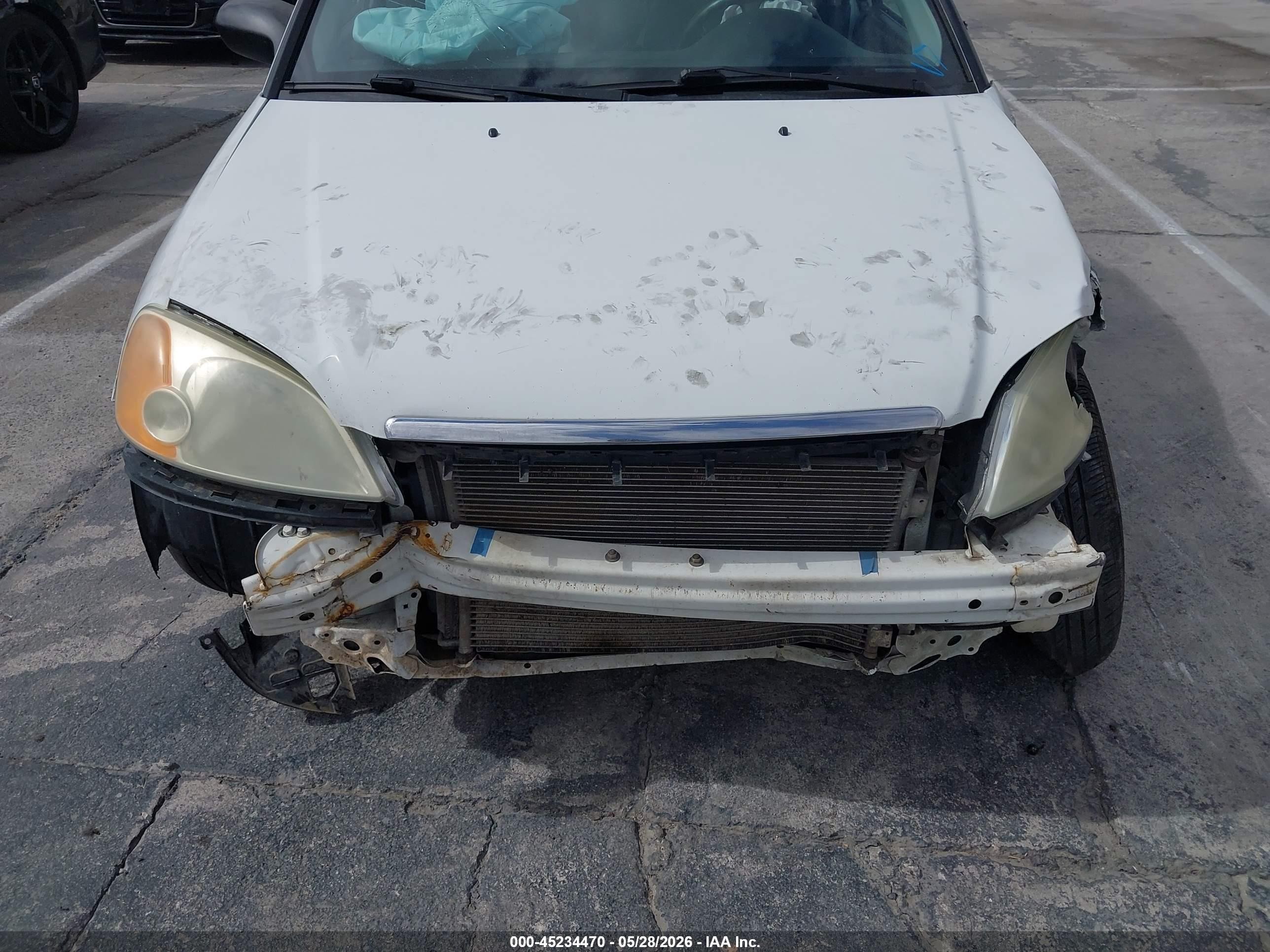 2002 Honda Civic Lx White vin: 2HGES16552H566972
