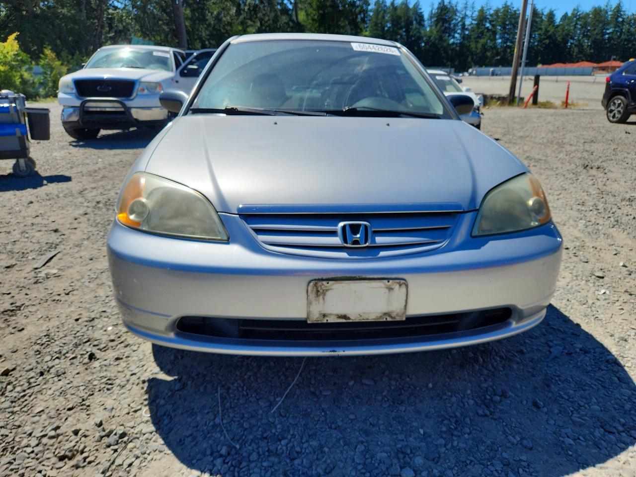 2003 Honda Civic Lx Silver vin: 2HGES16553H575107