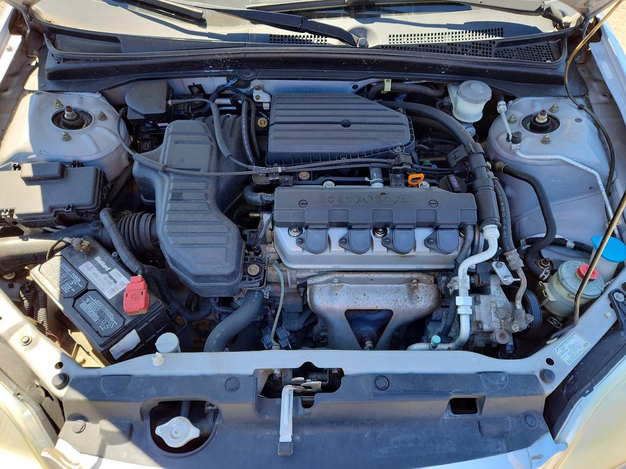 2003 Honda Civic Lx Silver vin: 2HGES16553H575107