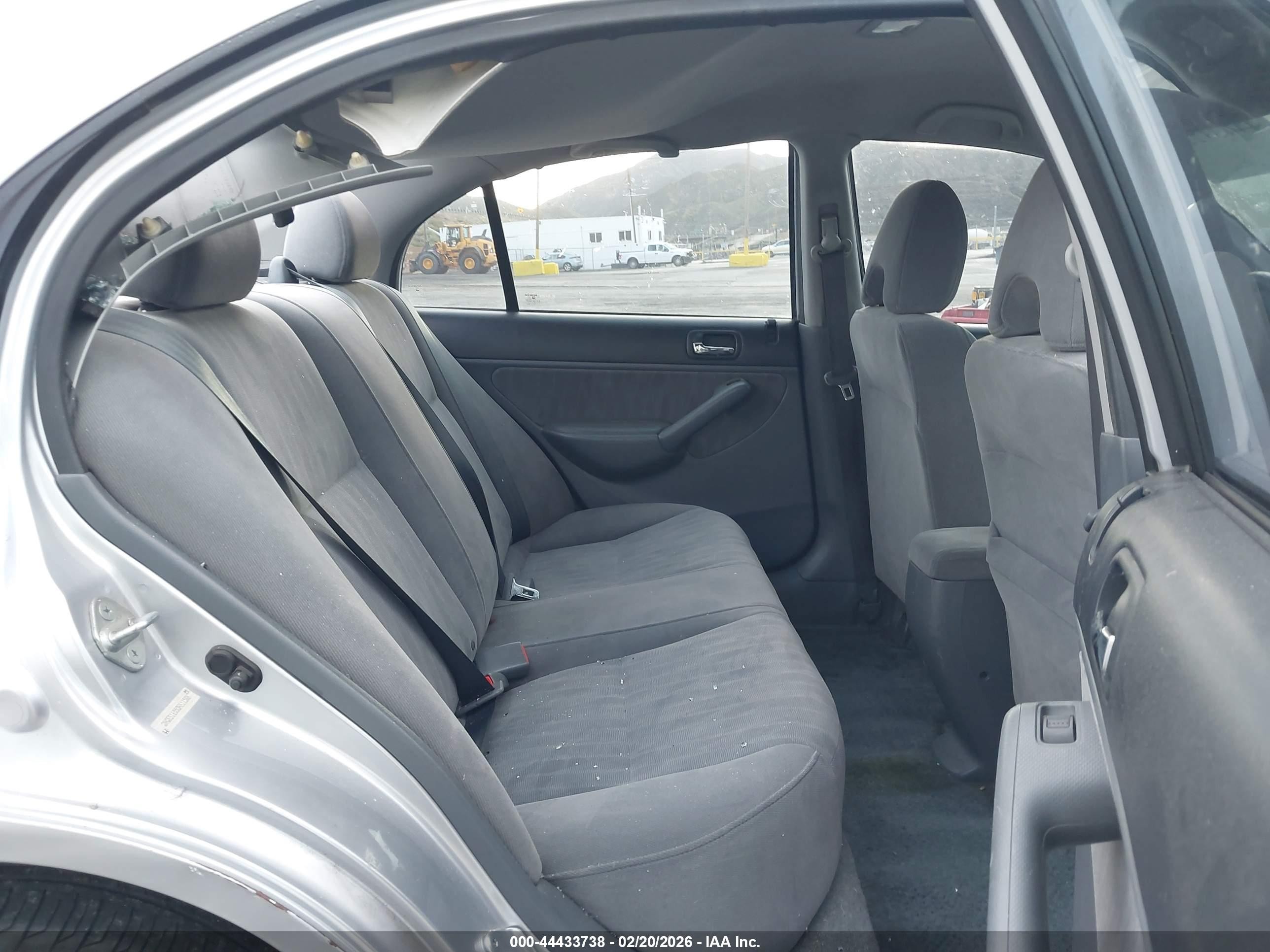 2003 Honda Civic Lx Silver vin: 2HGES16553H611586