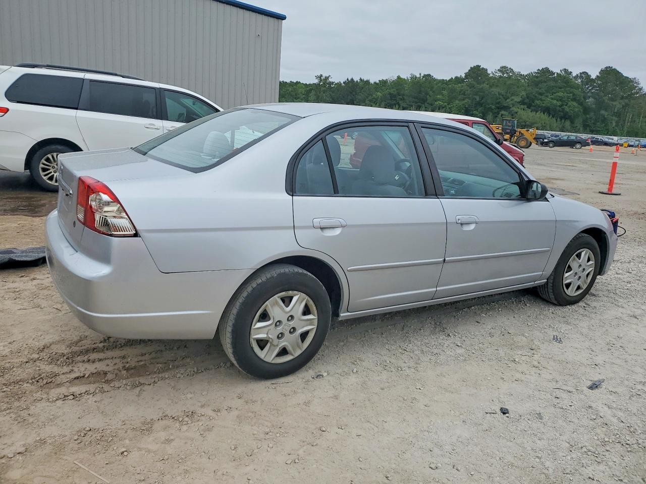 2003 Honda Civic Lx Silver vin: 2HGES16553H618148