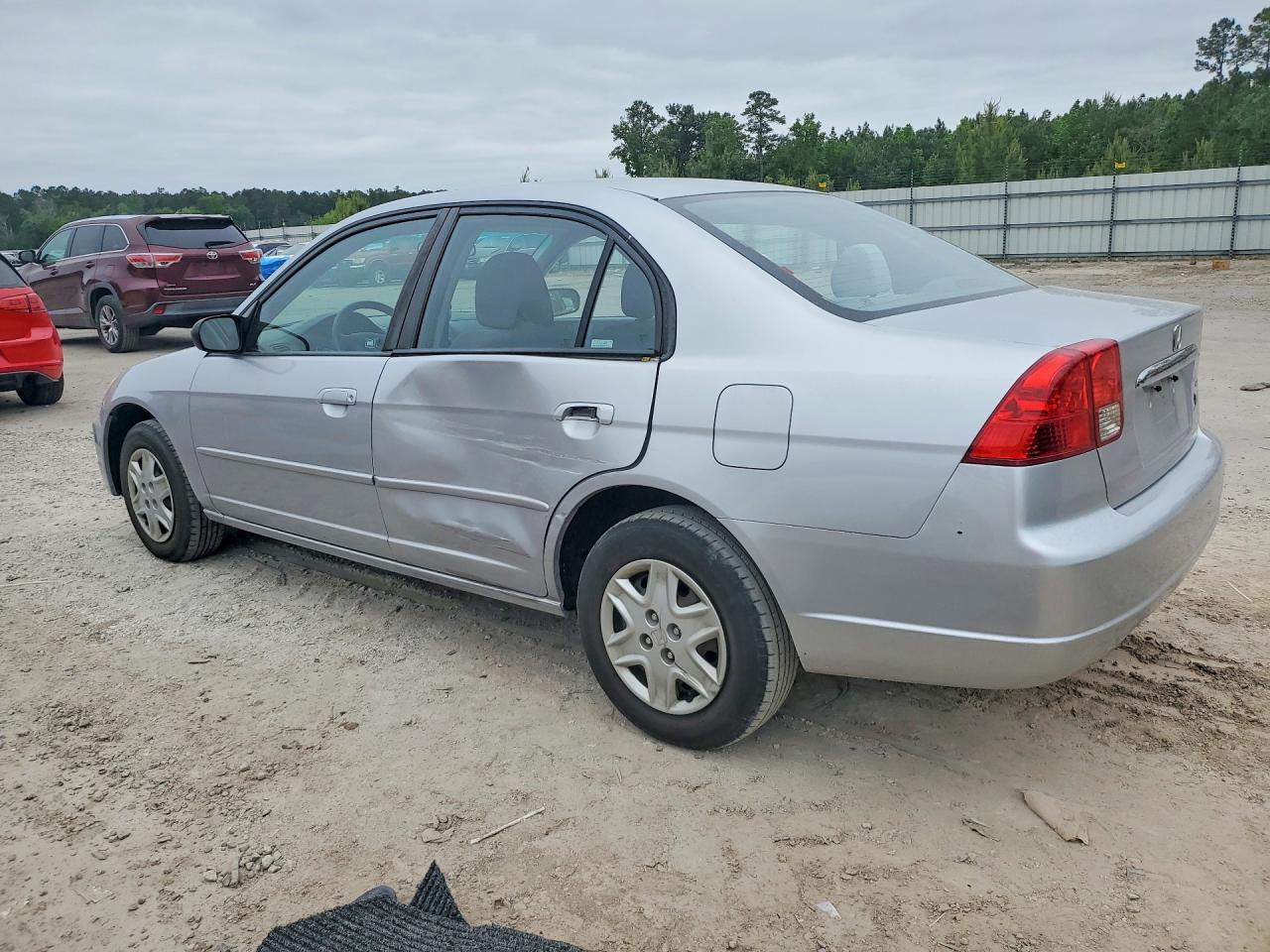 2003 Honda Civic Lx Silver vin: 2HGES16553H618148